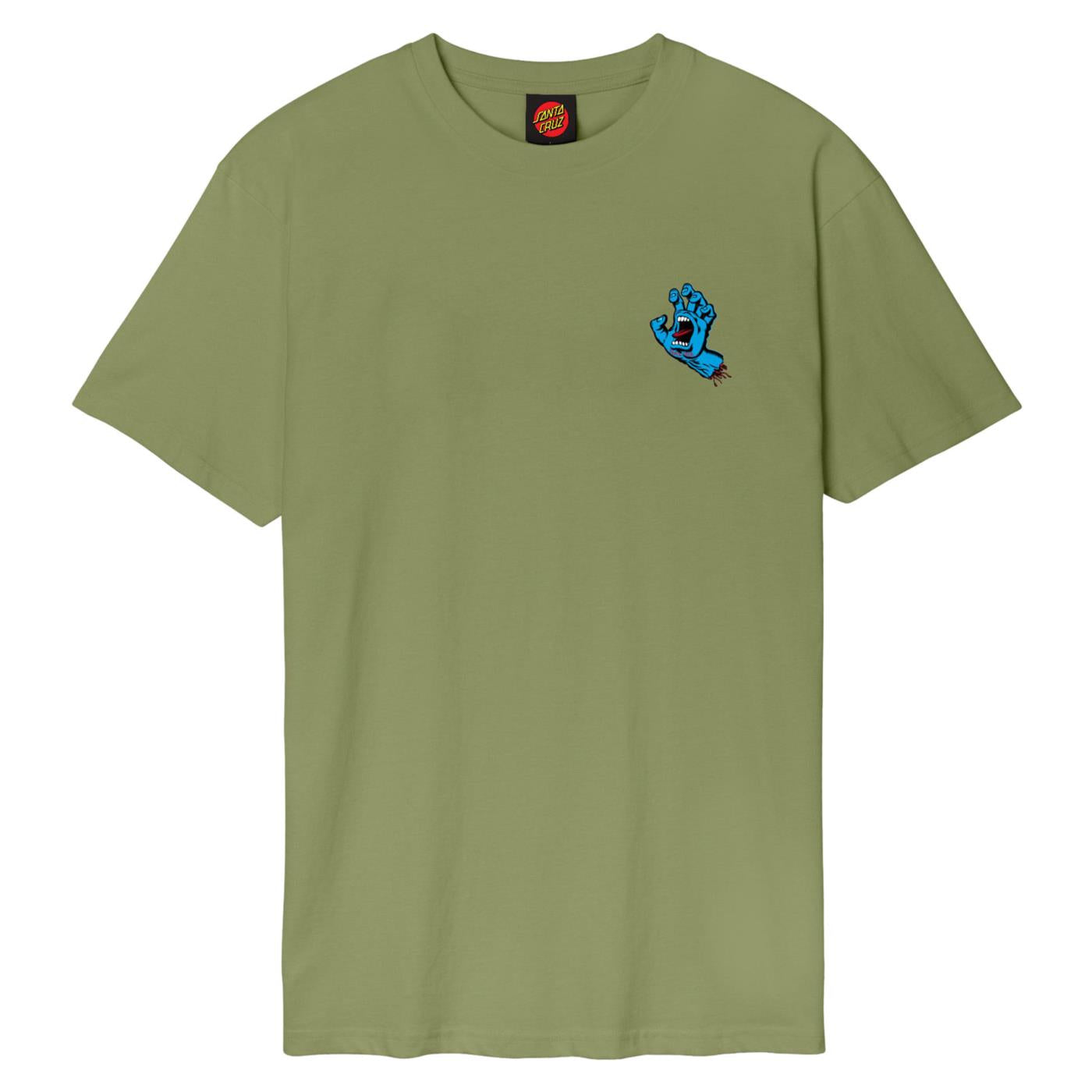 SANTA CRUZ SCREAMING HAND CHEST TEE