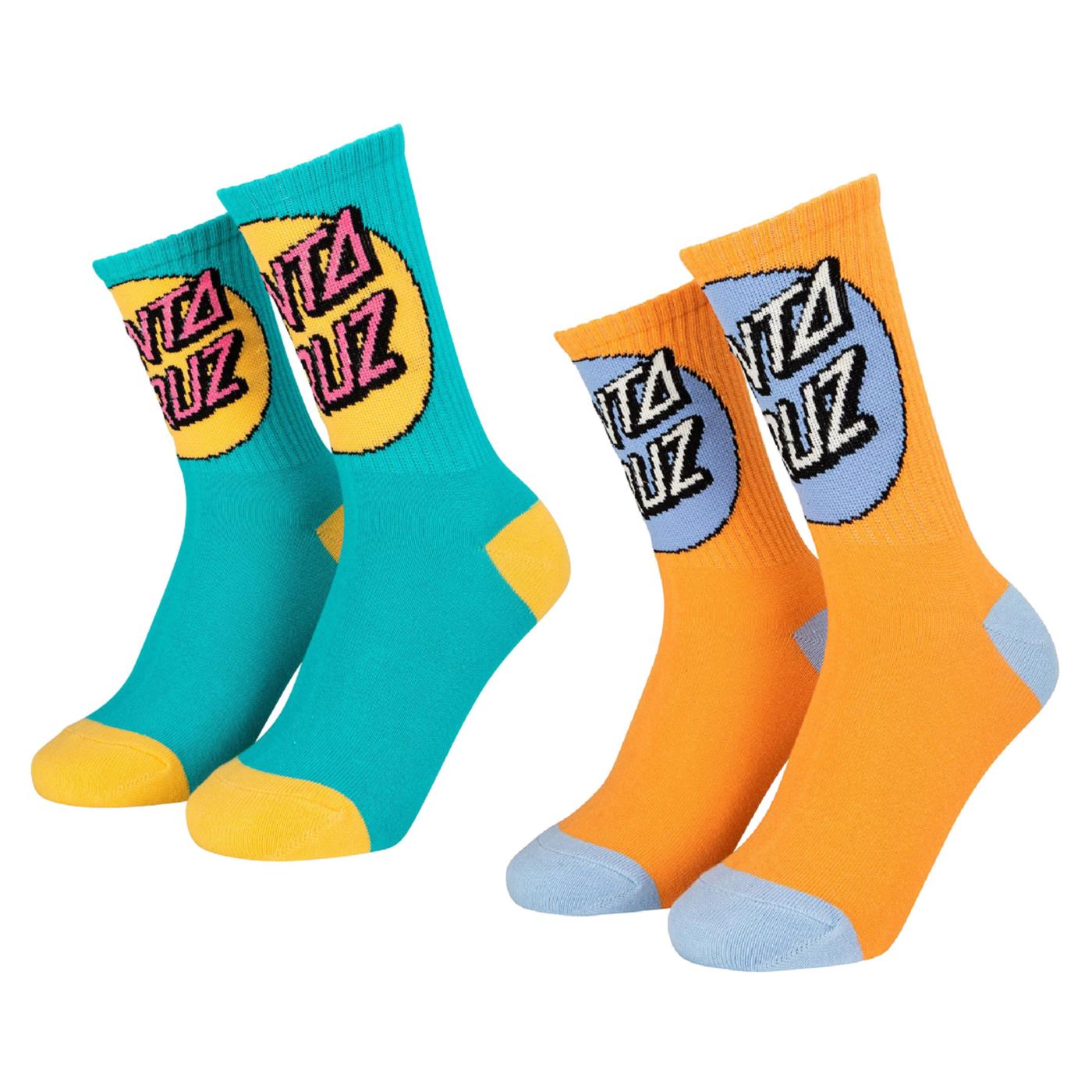 SANTA CRUZ JR OS OTHER DOT SOCK 2PK
