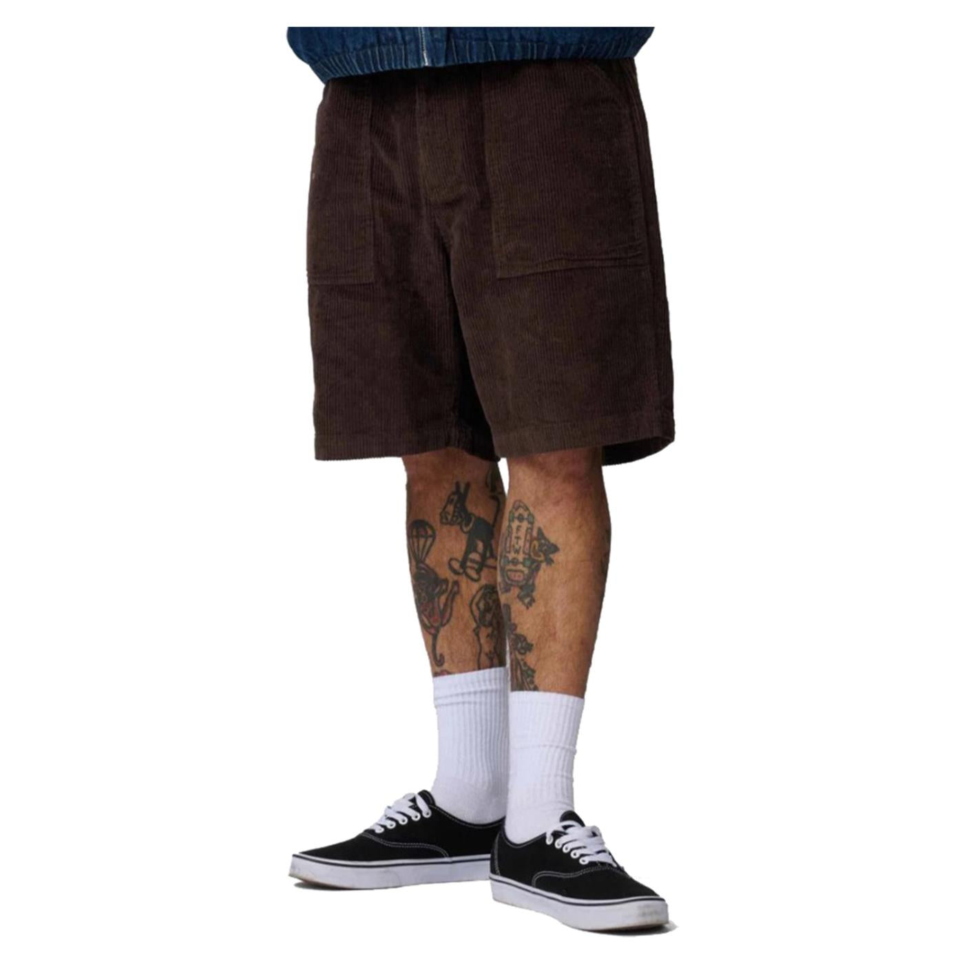 SANTA CRUZ OPUS DOT WORKWEAR SHORTS - Marrone scuro - immagine principale