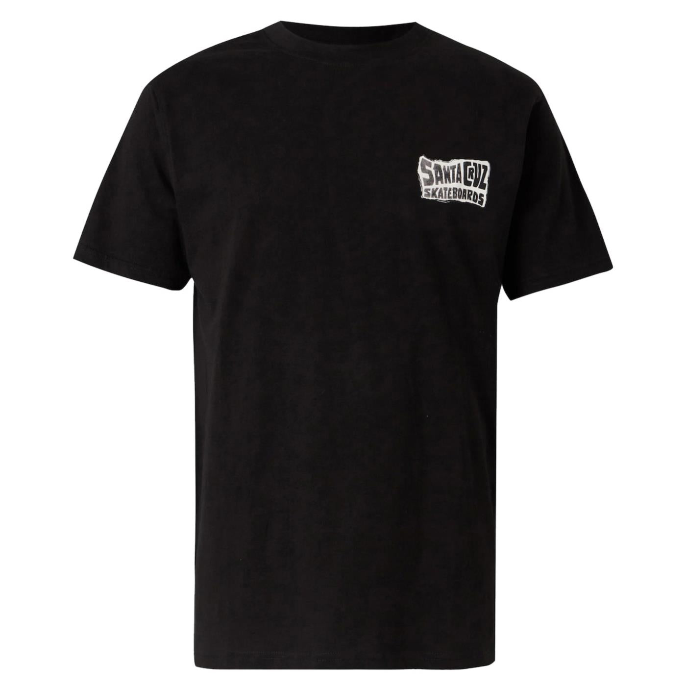 SANTA CRUZ COLLAGE HAND T-SHIRT - Nero - vista 4