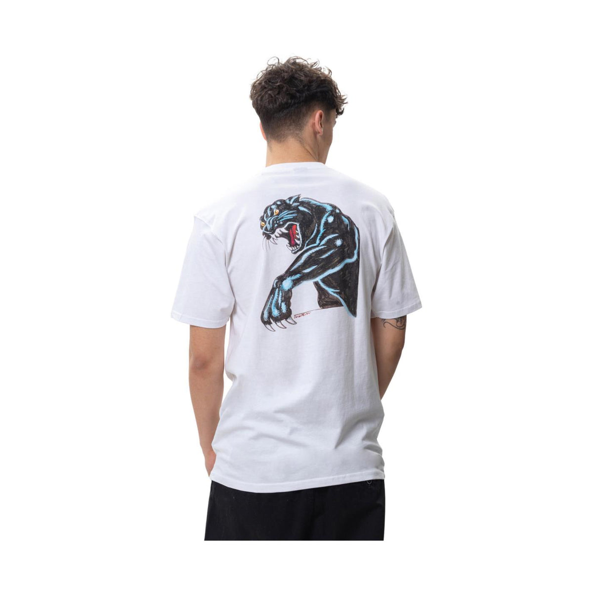 SANTA CRUZ NATAS SKETCH PANTHER TEE - seconda immagine