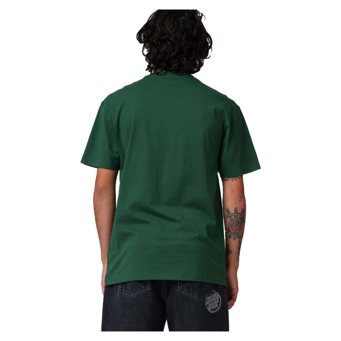 SANTA CRUZ STAMPED OPUS FRONT TEE - Verde - vista 2