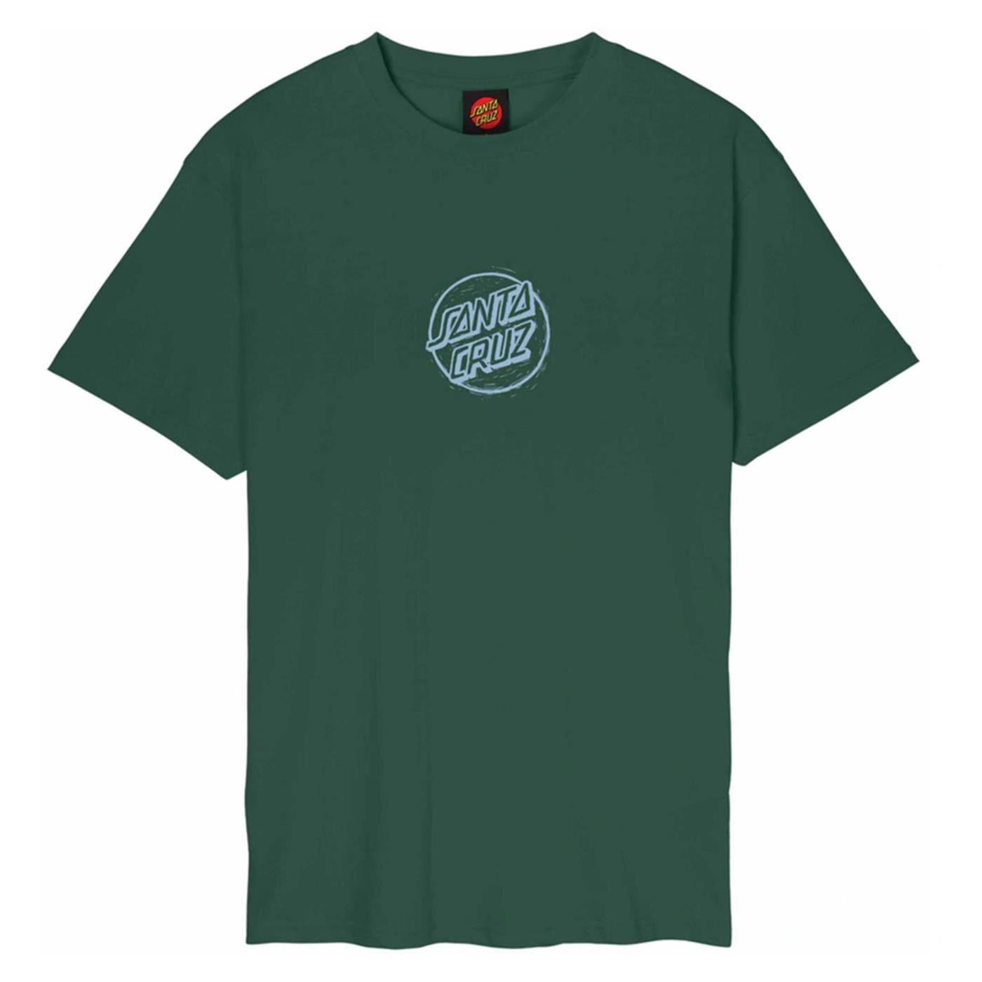 SANTA CRUZ STAMPED OPUS FRONT TEE - Verde - vista 3