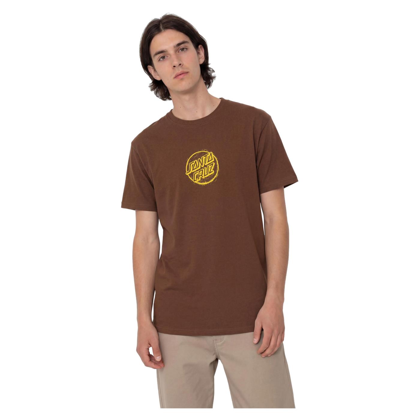 SANTA CRUZ STAMPED OPUS FRONT TEE - Marrone scuro - immagine principale