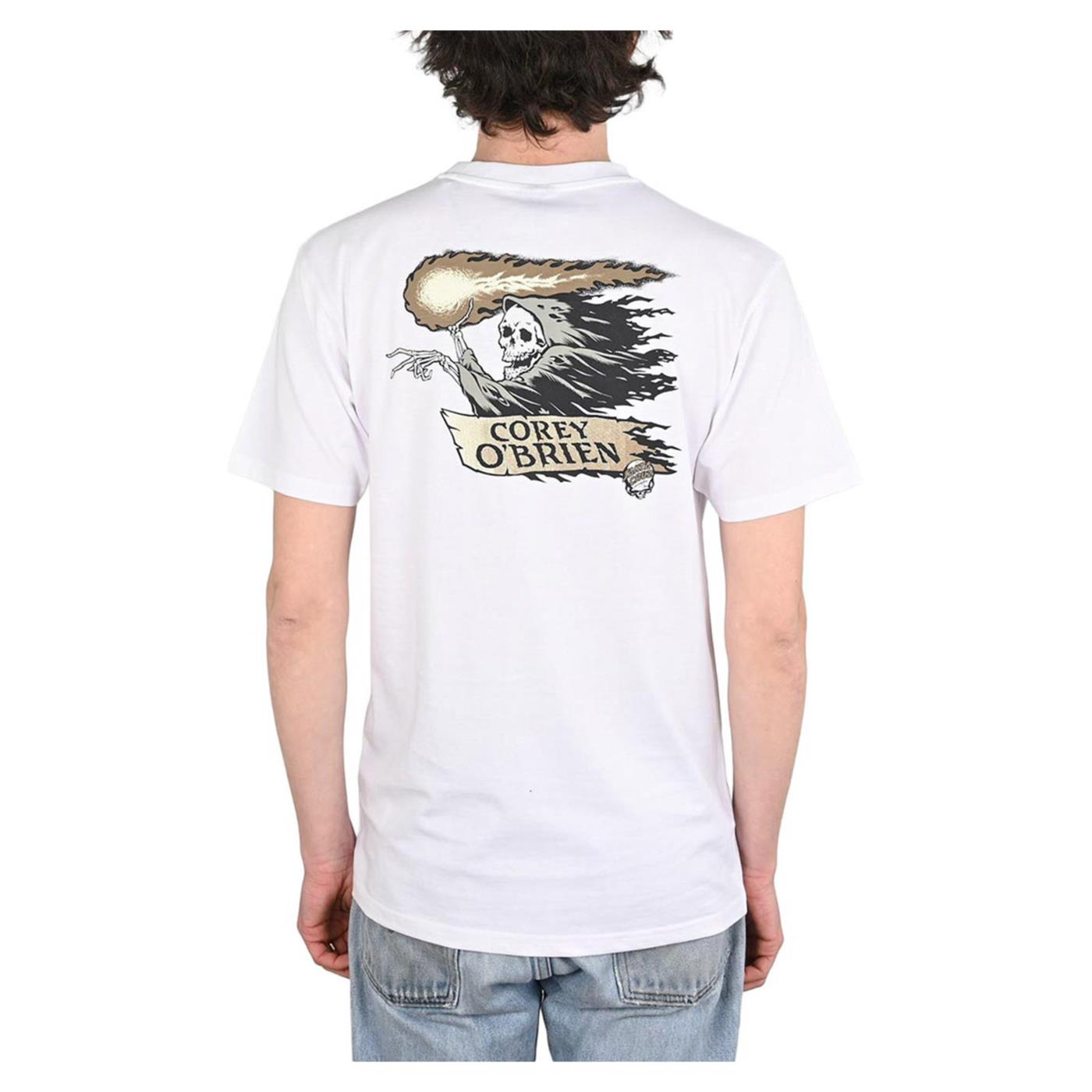 SANTA CRUZ O'BRIEN REAPER T-SHIRT - Bianco - vista 2