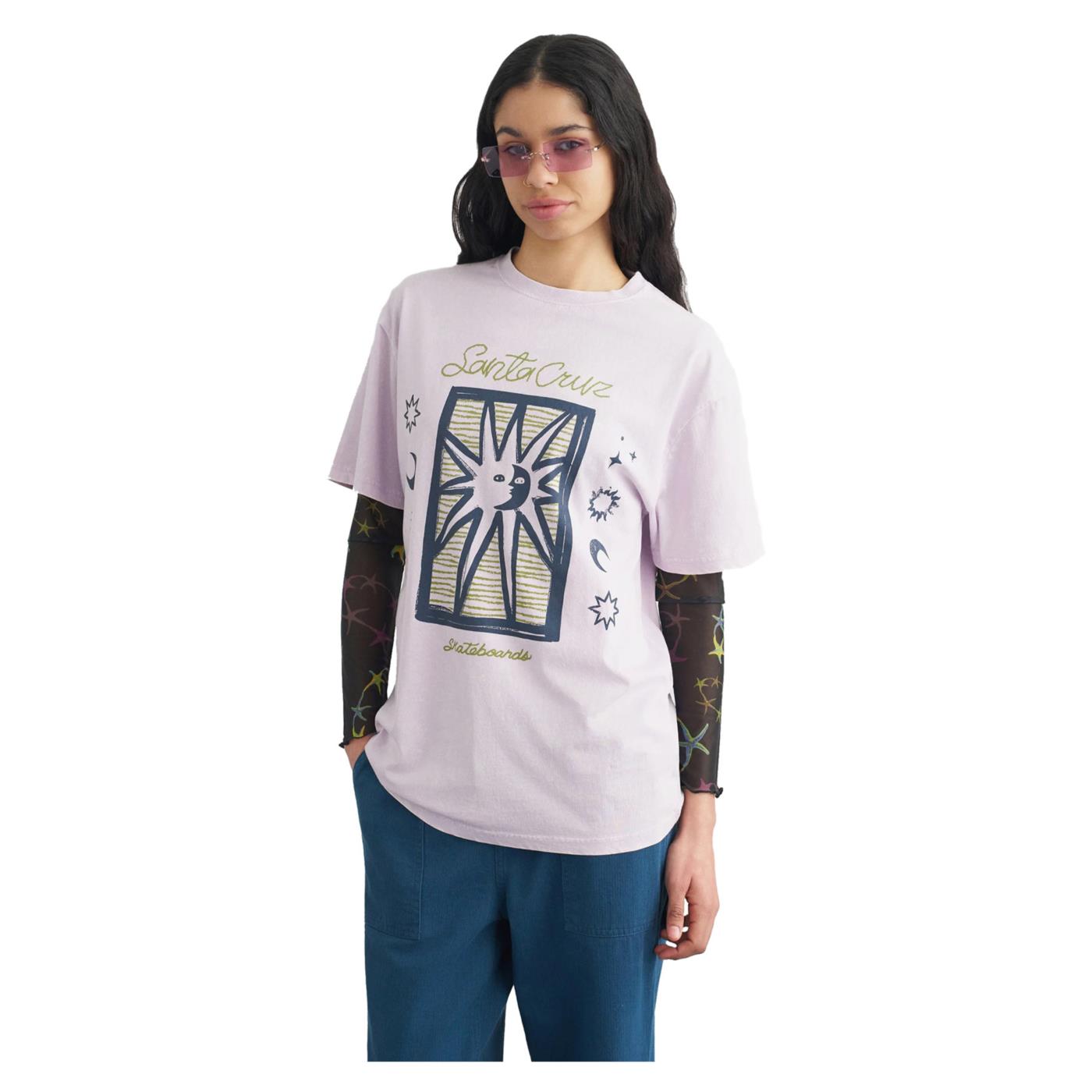 SANTA CRUZ SUN STAMP SCRIPT W TEE - Lilla - immagine principale