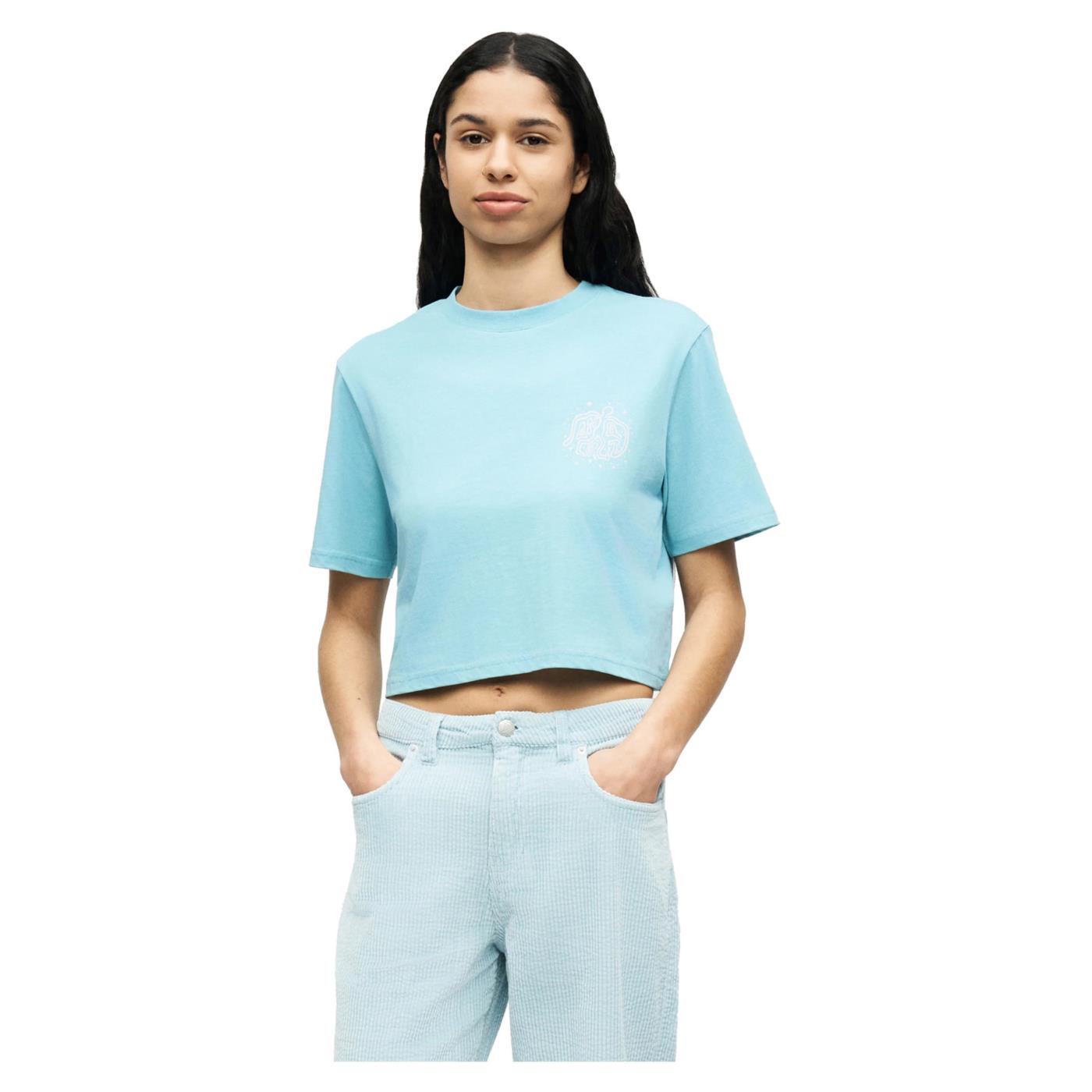 SANTA CRUZ AURA WOMAN T-SHIRT - Azzurro - immagine principale
