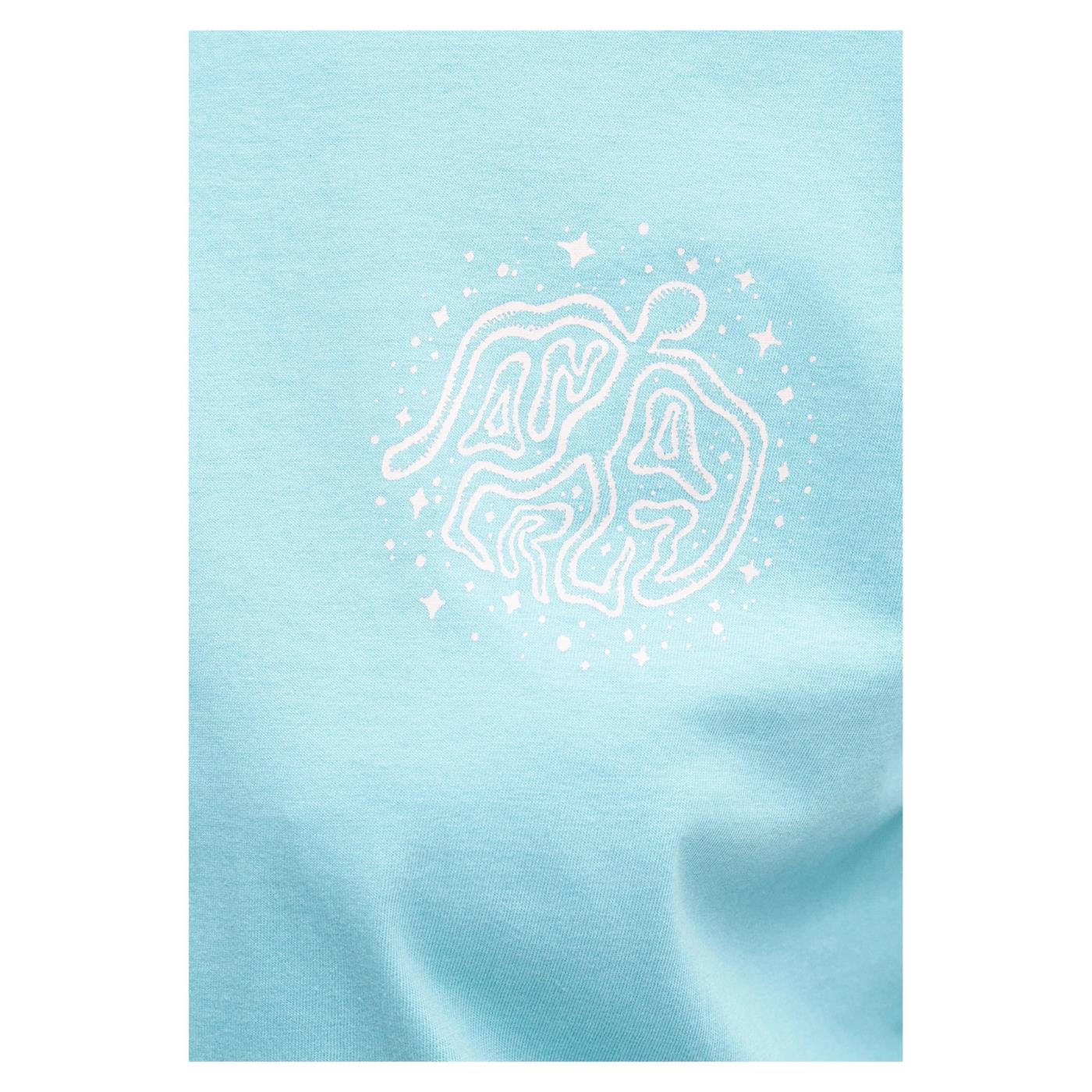 SANTA CRUZ AURA WOMAN T-SHIRT - Azzurro - vista 3