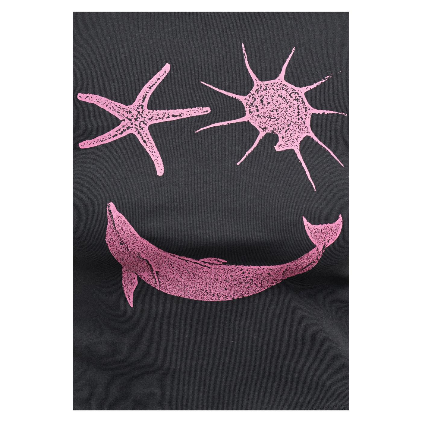 SANTA CRUZ HAPPY PLACE WOMAN T-SHIRT - Nero - vista 3