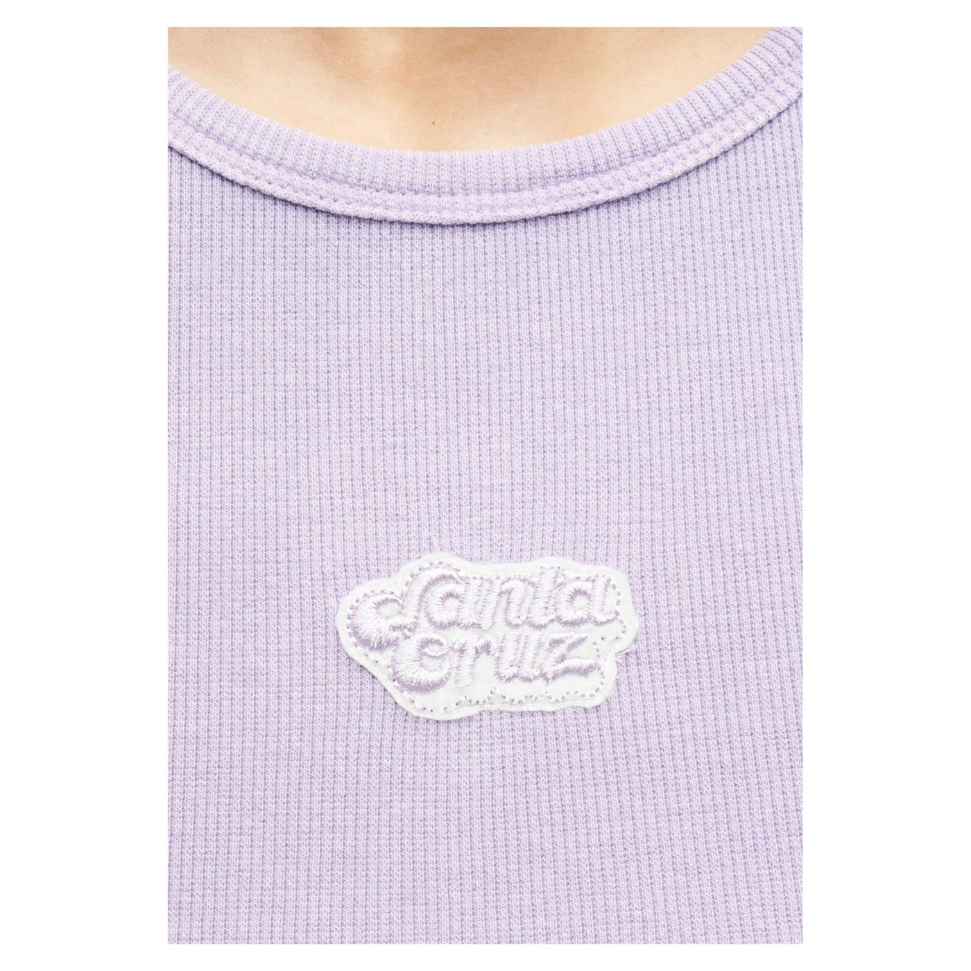 SANTA CRUZ GROOVY STACK WOMAN TANK - Lilla - vista 3