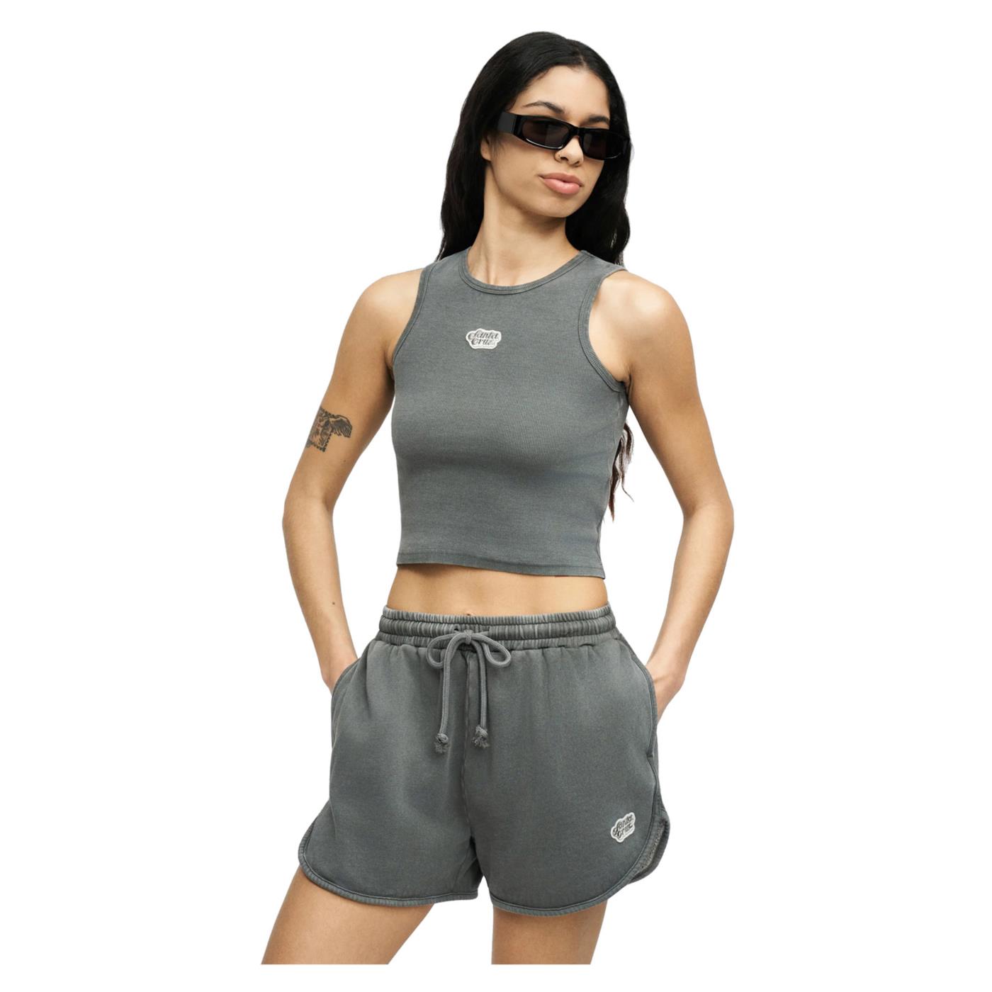 SANTA CRUZ GROOVY STACK WOMAN TANK - Grigio scuro - immagine principale