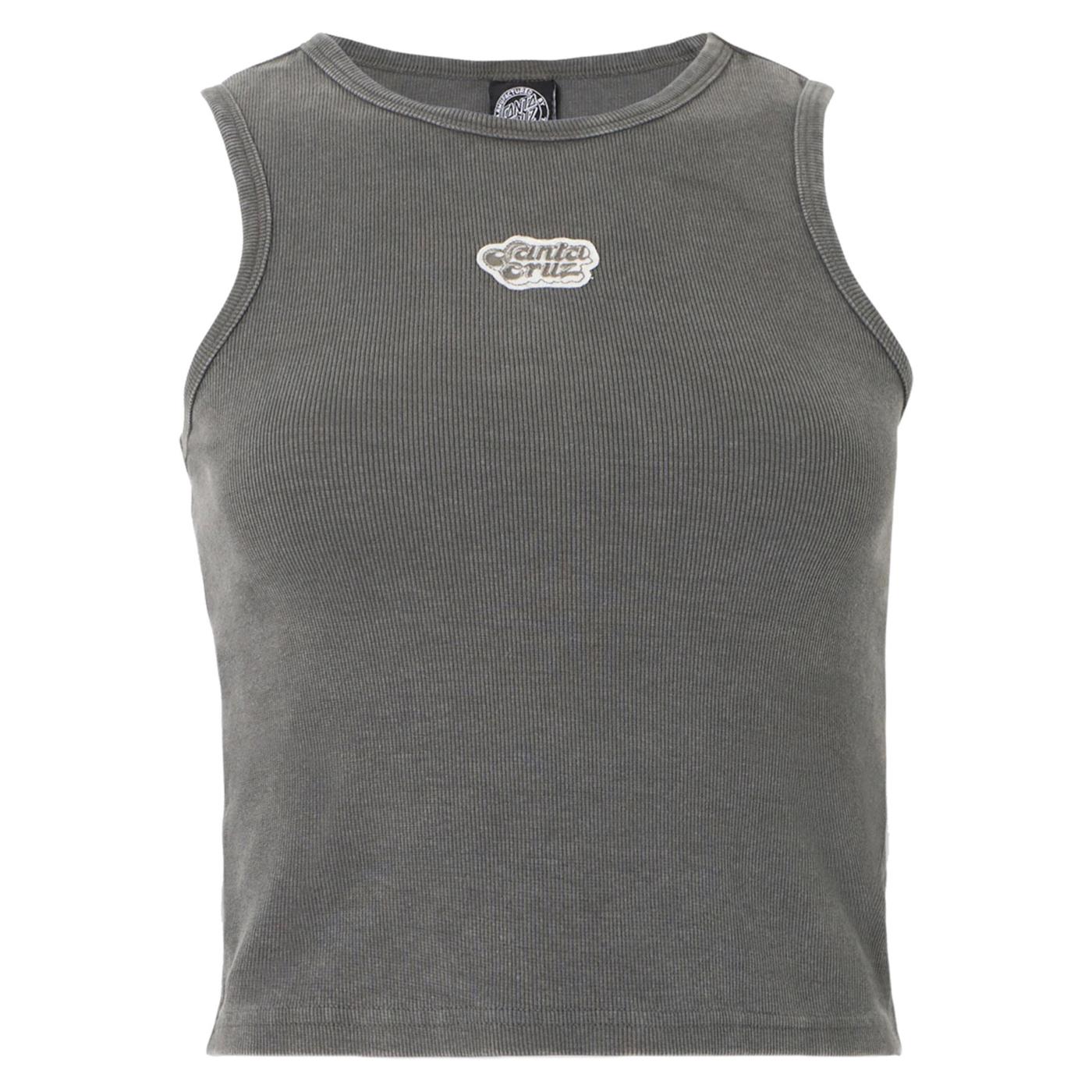 SANTA CRUZ GROOVY STACK WOMAN TANK - Grigio scuro - vista 4