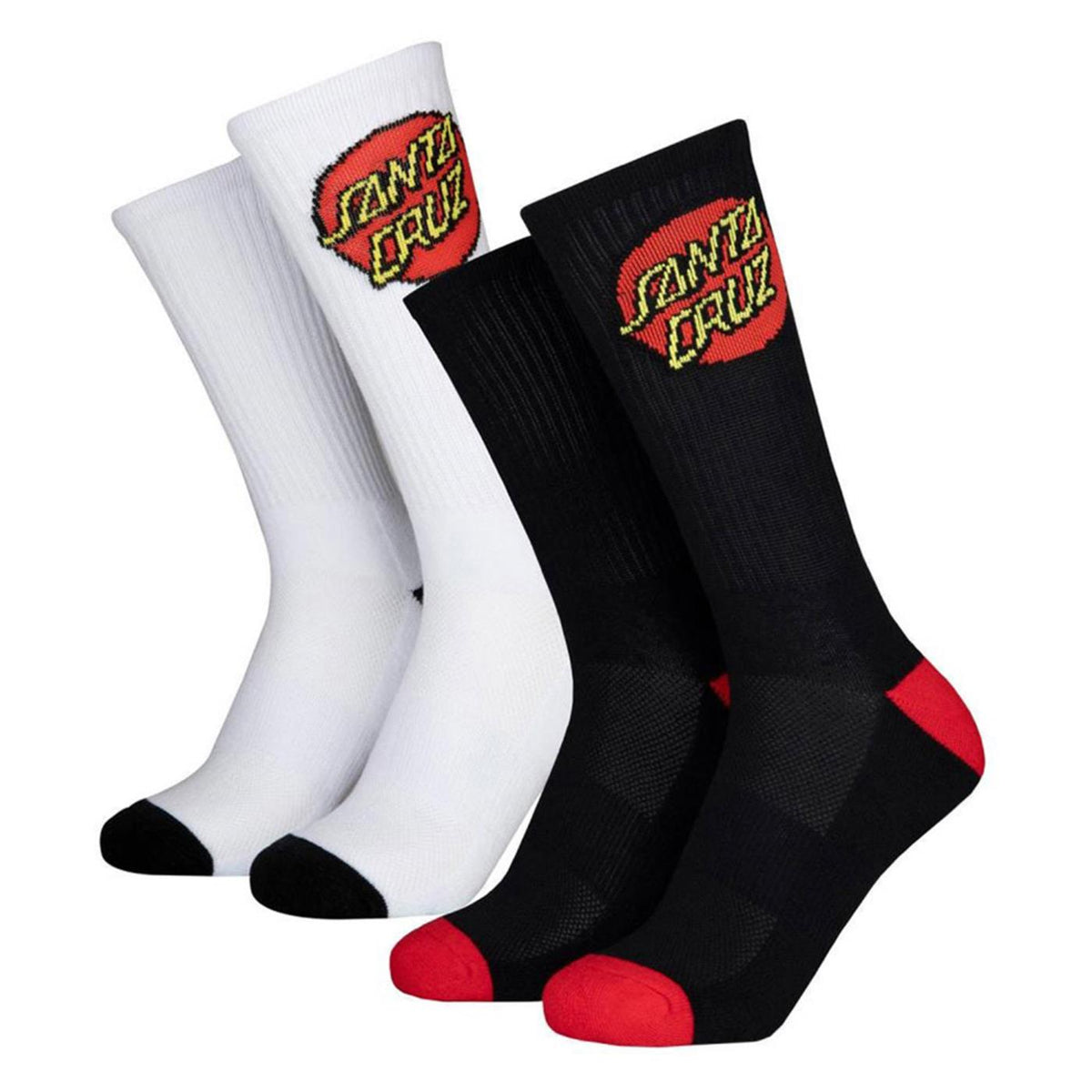 SANTA CRUZ JR CLASSIC DOT SOCKS 2PK