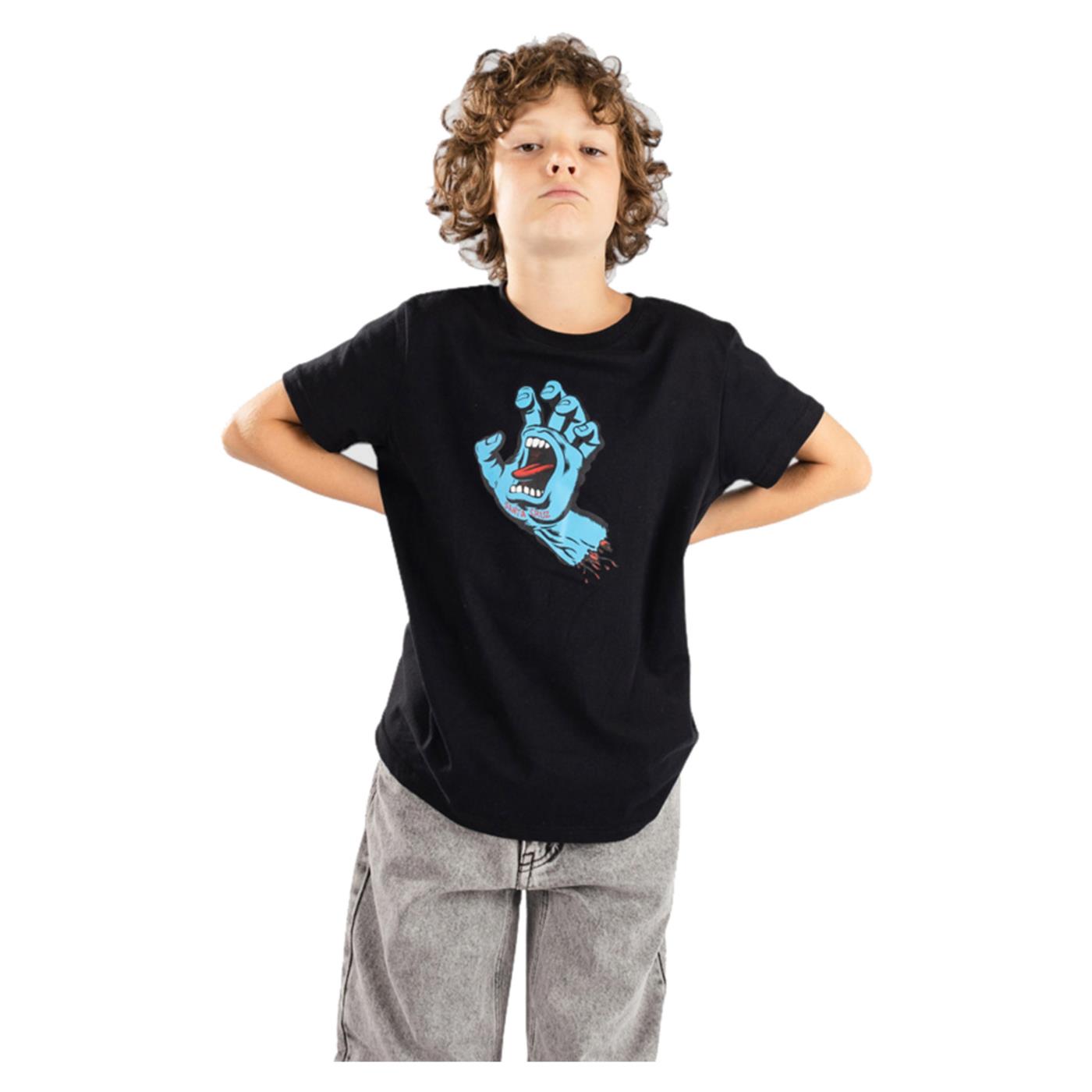 SANTA CRUZ JR SCREAMING HAND T-SHIRT - Nero - immagine principale