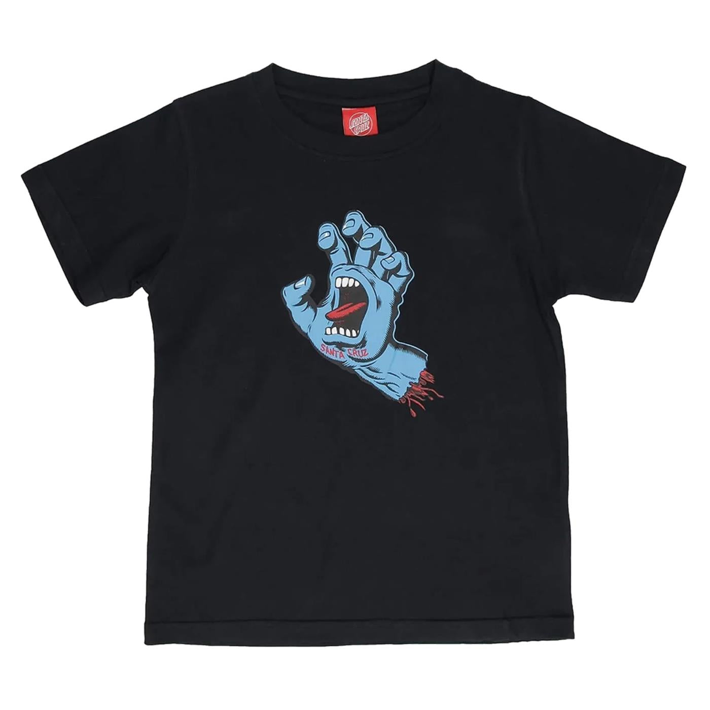 SANTA CRUZ JR SCREAMING HAND T-SHIRT - Nero - vista 3
