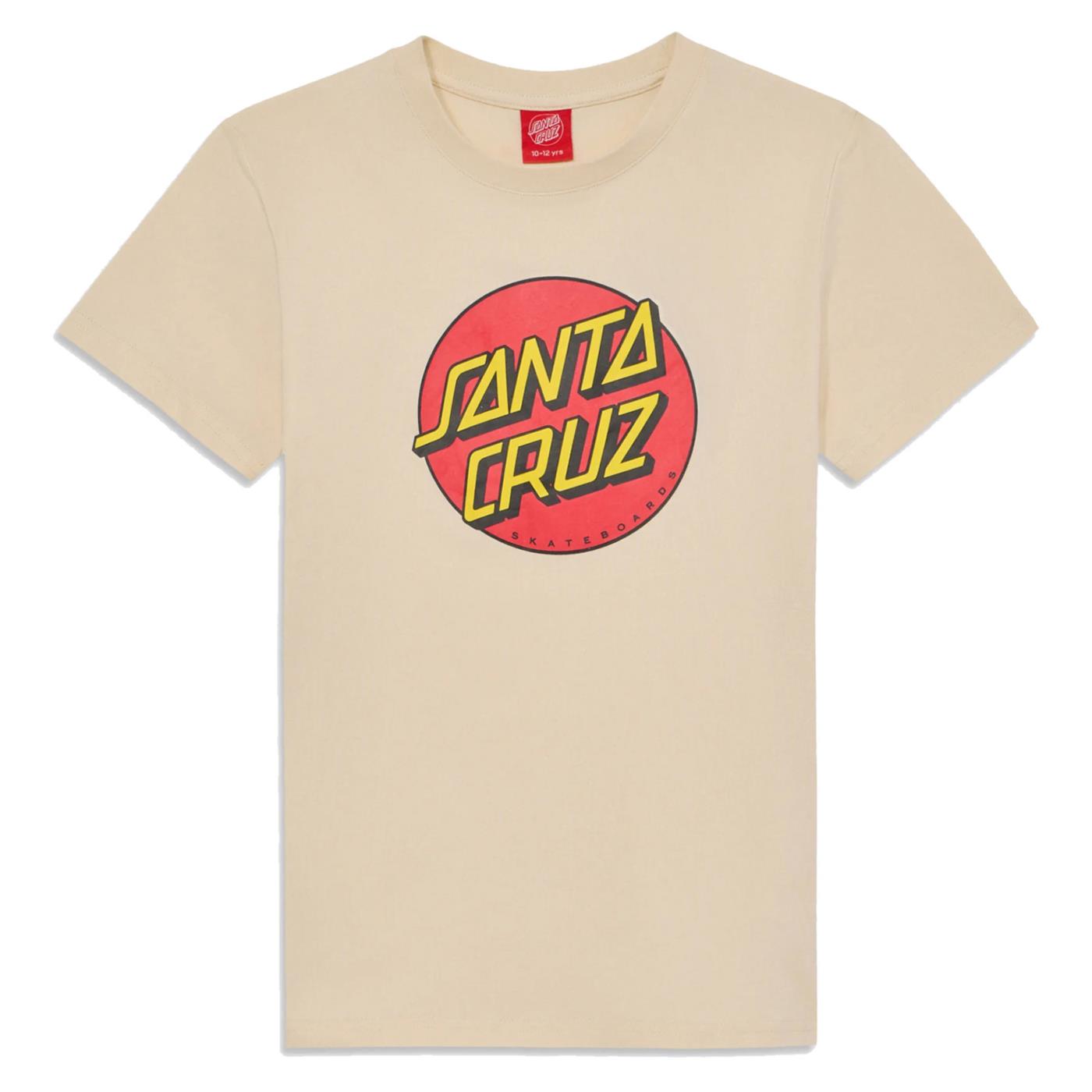 SANTA CRUZ JR CLASSIC DOT T-SHIRT - Beige - immagine principale