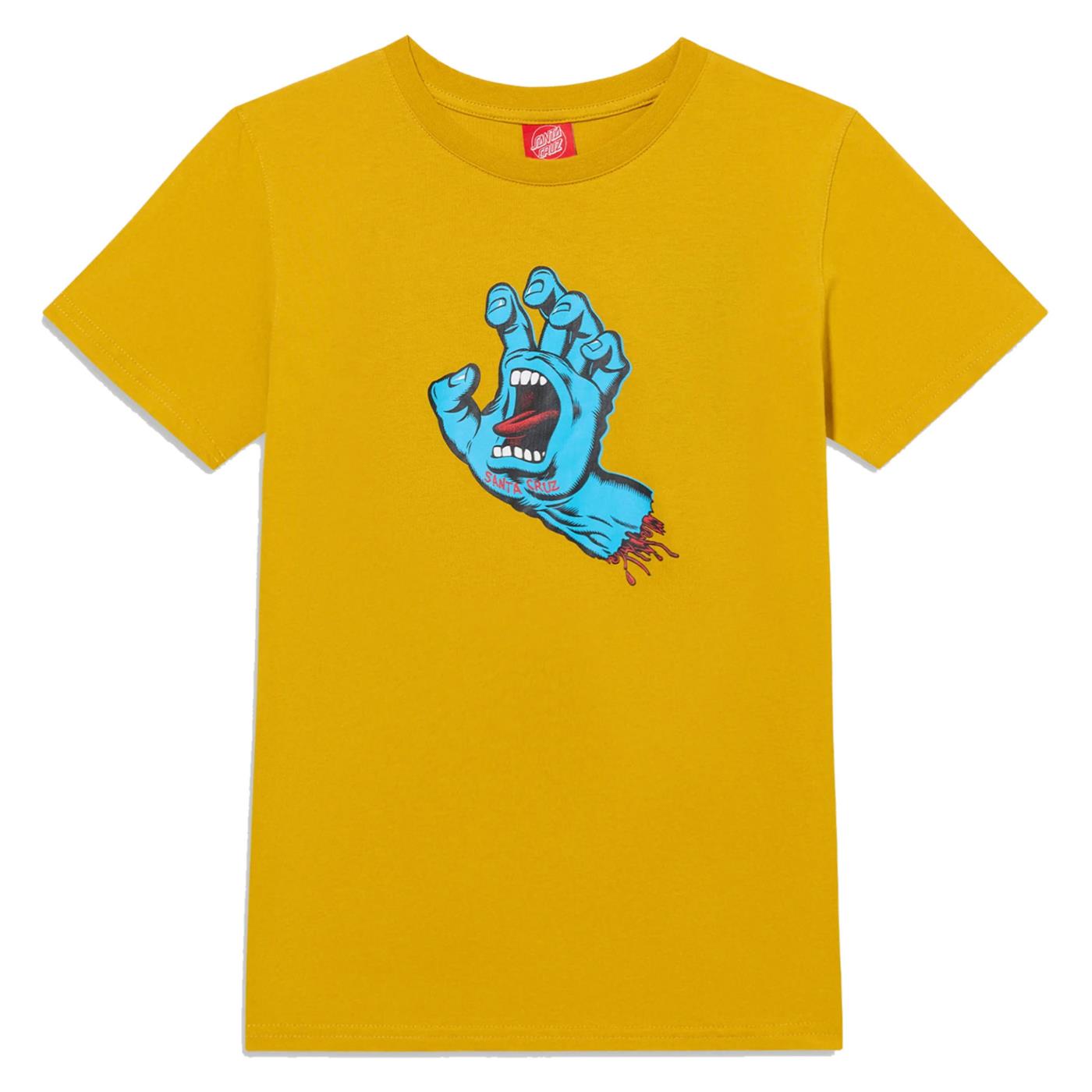 SANTA CRUZ JR SCREAMING HAND T-SHIRT - Giallo - immagine principale