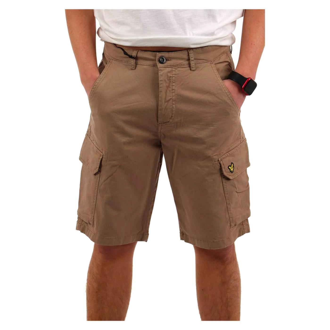 LYLE & SCOTT WEMBLEY CARGO SHORT - Beige - immagine principale