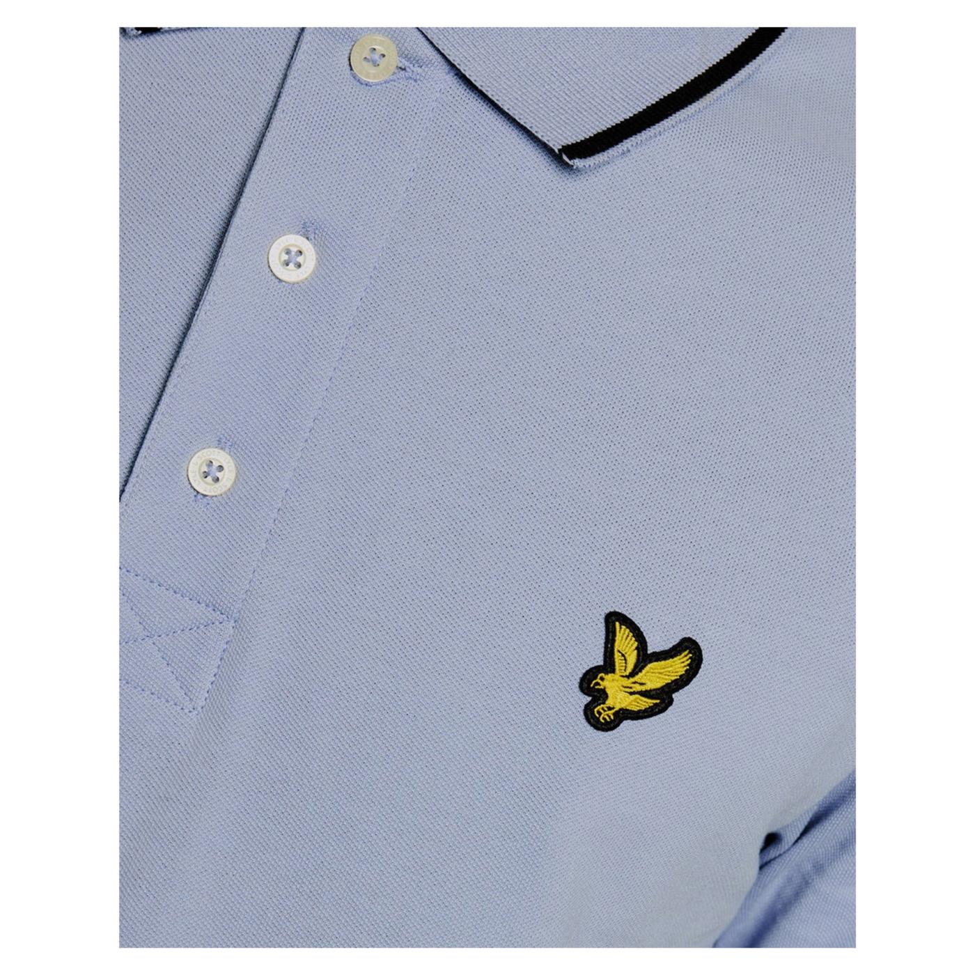 LYLE & SCOTT TIPPED POLO SHIRT - Azzurro - vista 2
