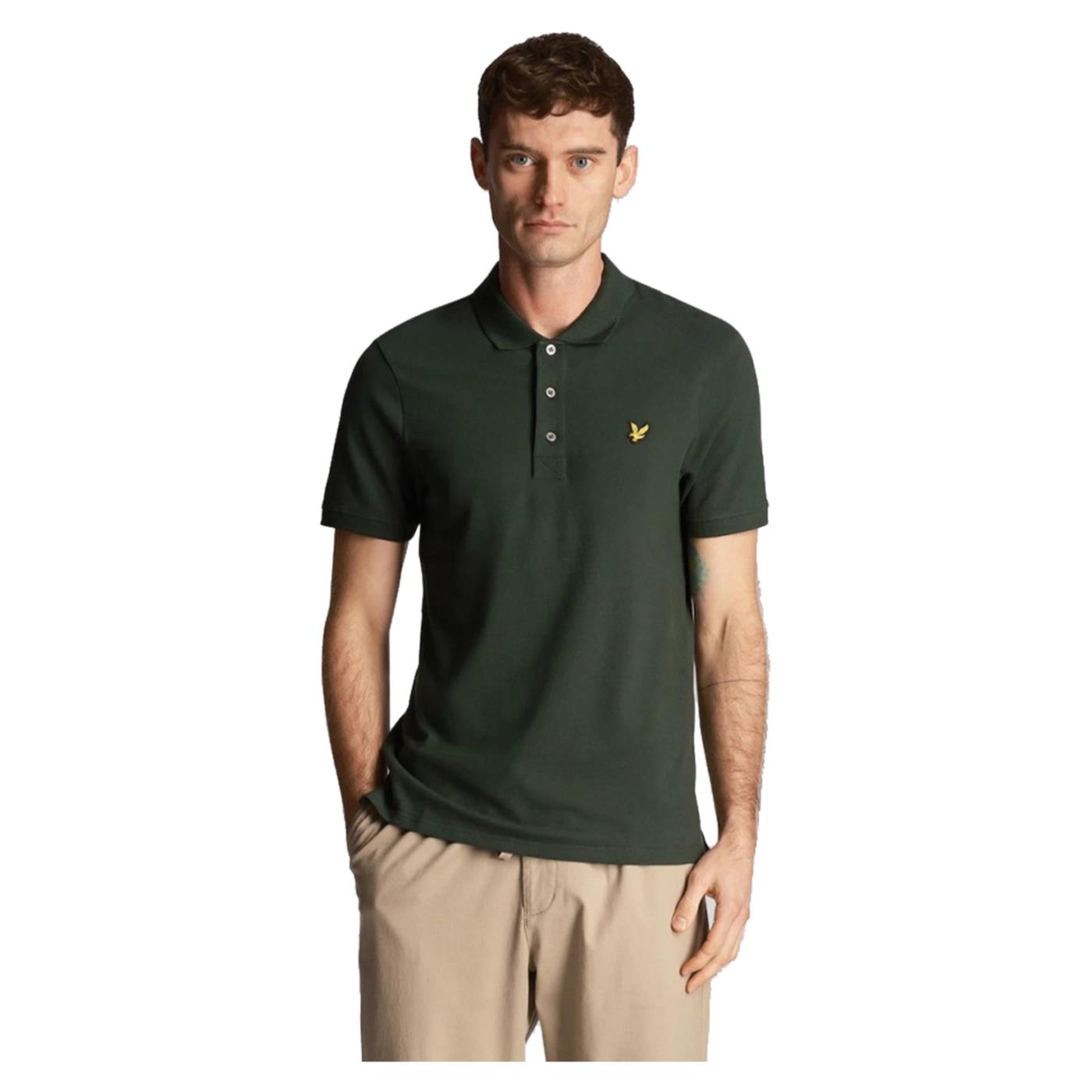 LYLE & SCOTT PLAIN POLO SHIRT - Militare - immagine principale