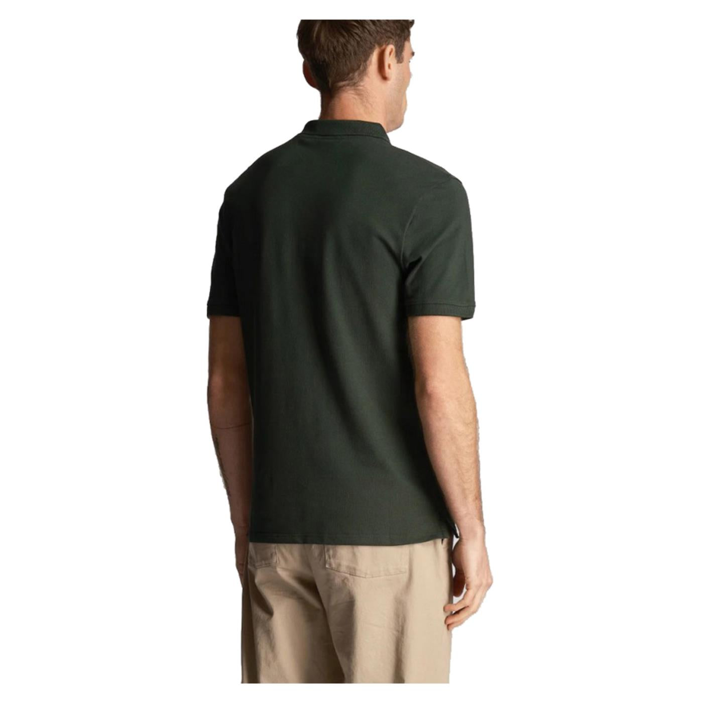 LYLE & SCOTT PLAIN POLO SHIRT - Militare - vista 2