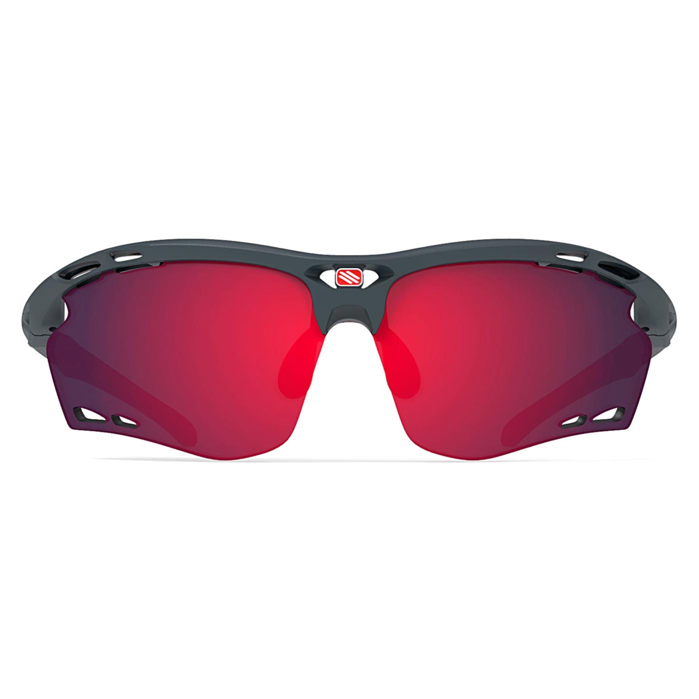 RUDY PROJECT PROPULSE CHARCOAL MLS RED