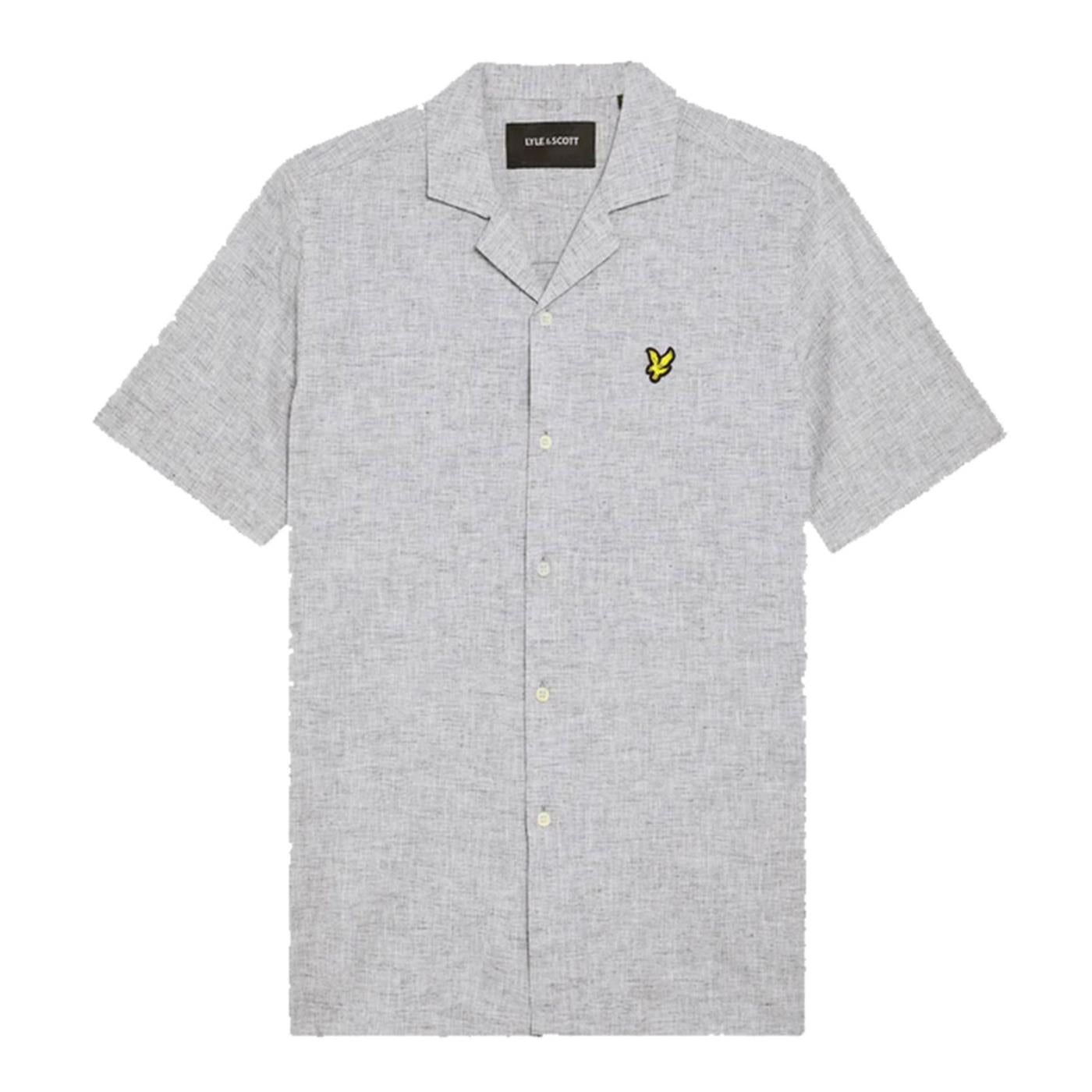 LYLE &amp; SCOTT LINEN BLEND OXFORD SHIRT