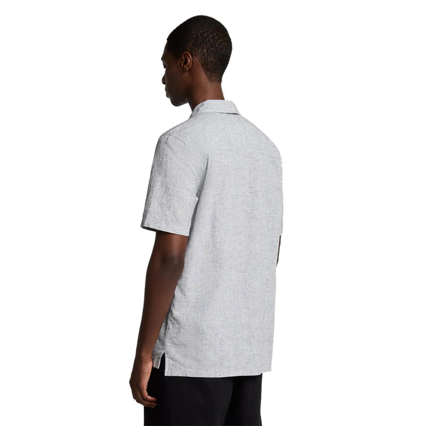 LYLE & SCOTT LINEN BLEND OXFORD SHIRT
