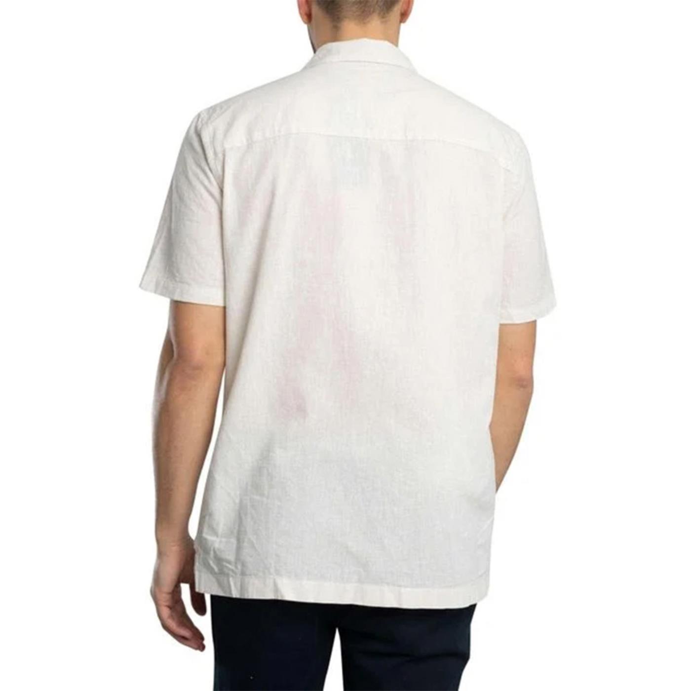 LYLE & SCOTT LINEN BLEND OXFORD SHIRT