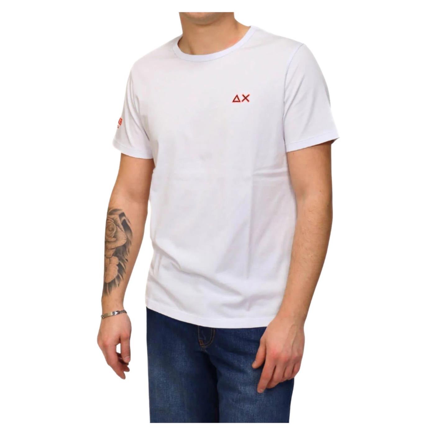 SUN68 T-SHIRT SS BEACH - C1-bianco - immagine principale