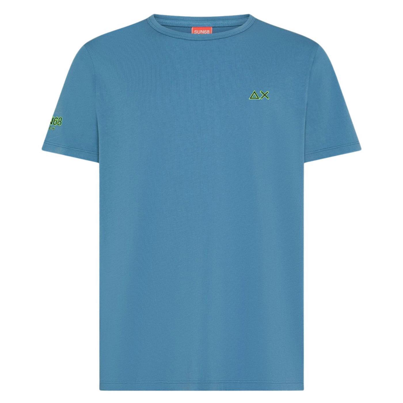 SUN68 T-SHIRT SS BEACH - C1-azzurro - immagine principale