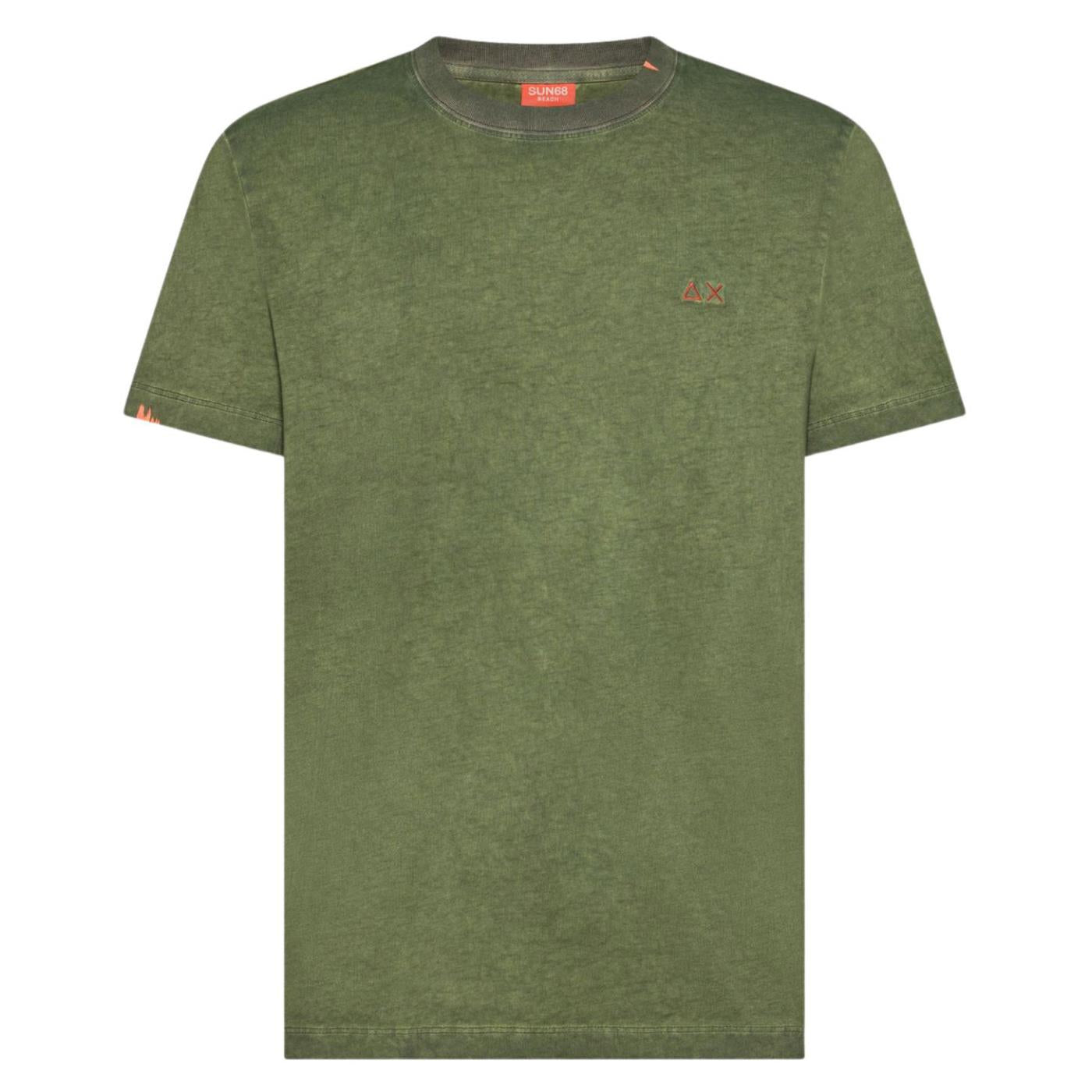 SUN68 T-SHIRT SPECIAL DYED - C1-militare - immagine principale