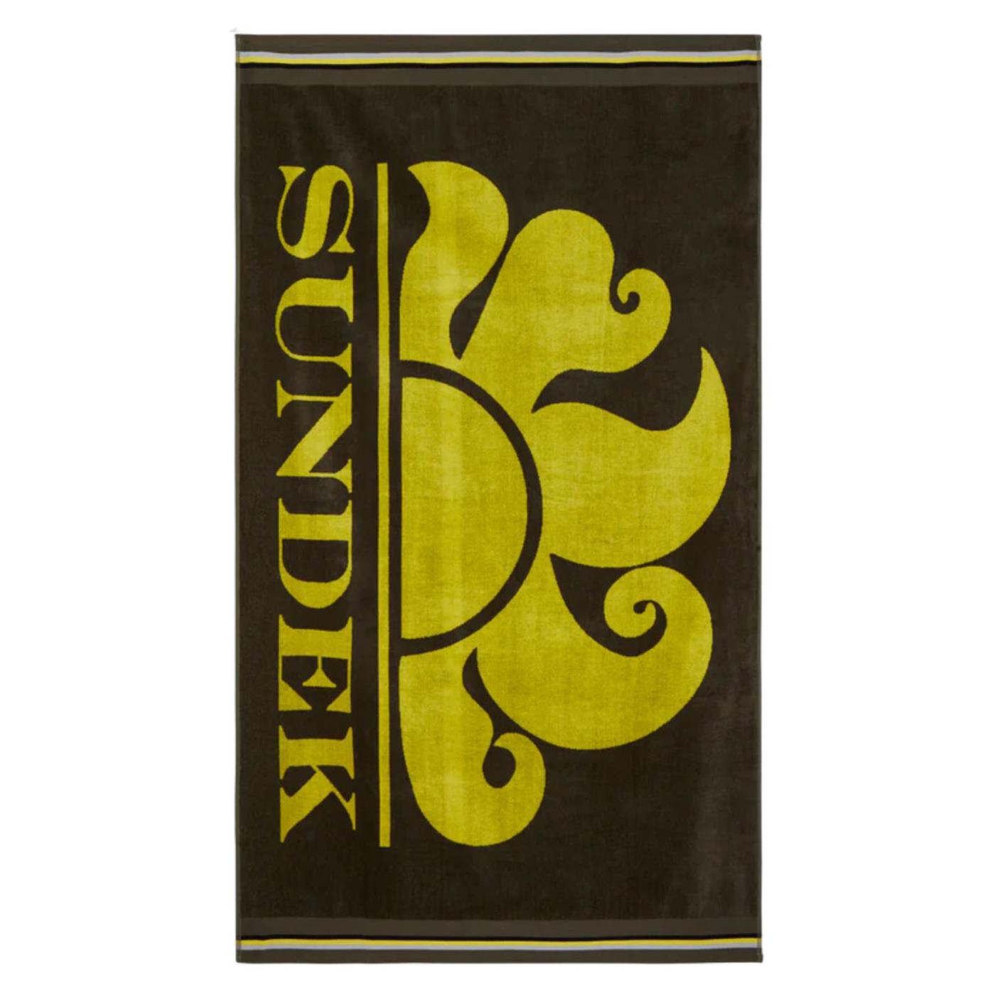 SUNDEK CLASSIC LOGO BEACH TOWEL - Marrone scuro - vista 3