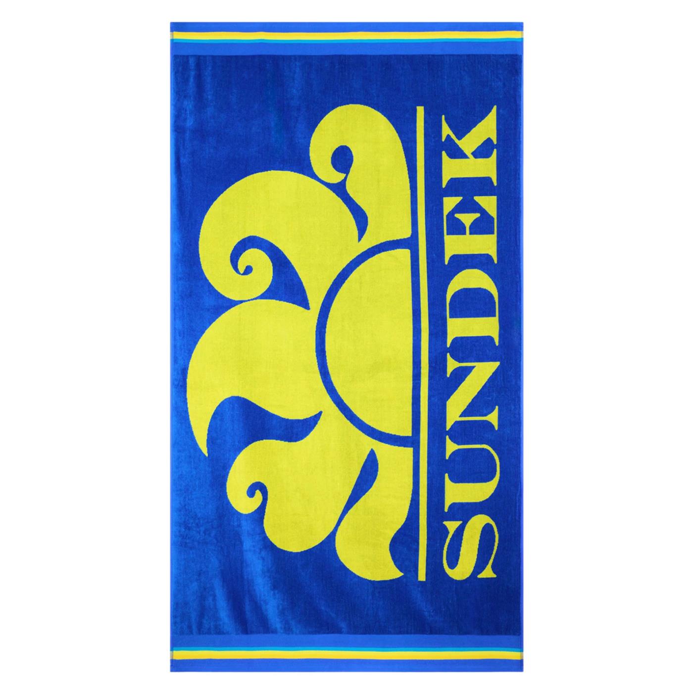 SUNDEK CLASSIC LOGO BEACH TOWEL - Blu - vista 3