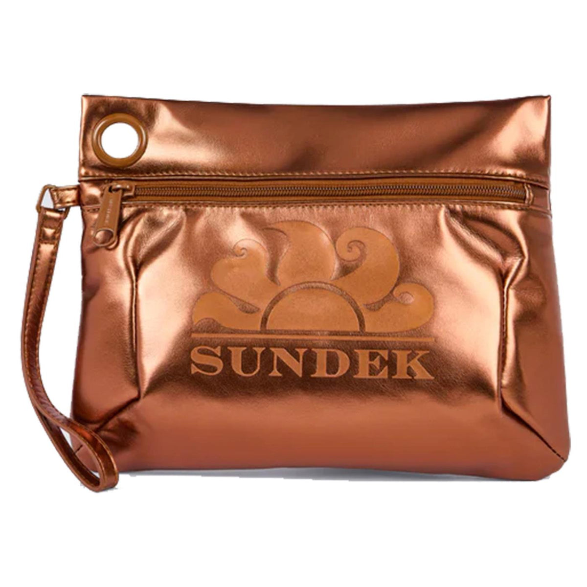 SUNDEK LAMINATED CLUTCH BAG