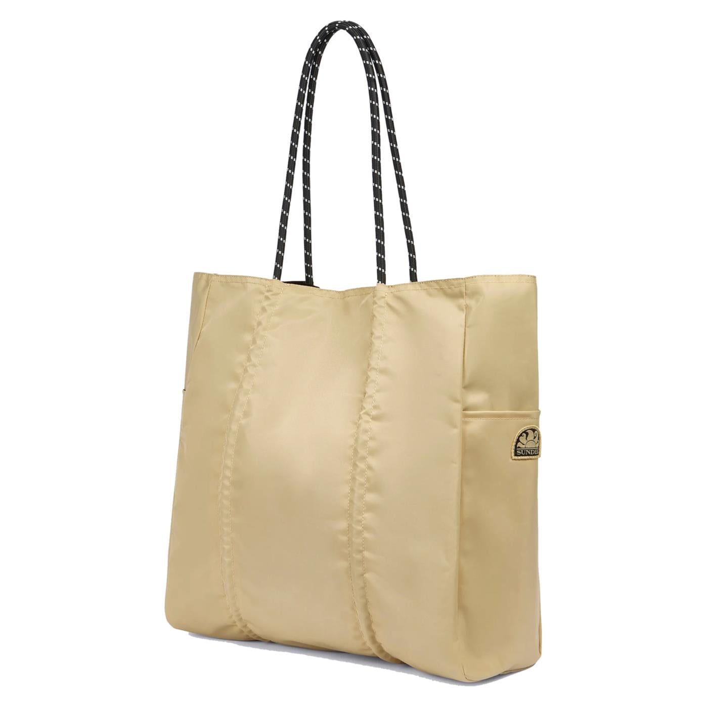 SUNDEK BORSA BIG RUFFLED BAG - Beige - vista 2