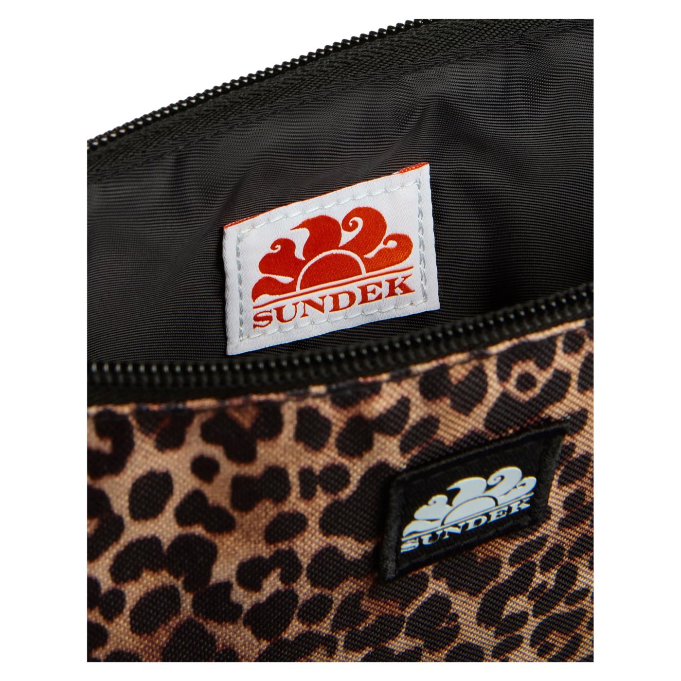 SUNDEK DUDO PRINTED HANDBAG - Marrone chiaro - vista 3