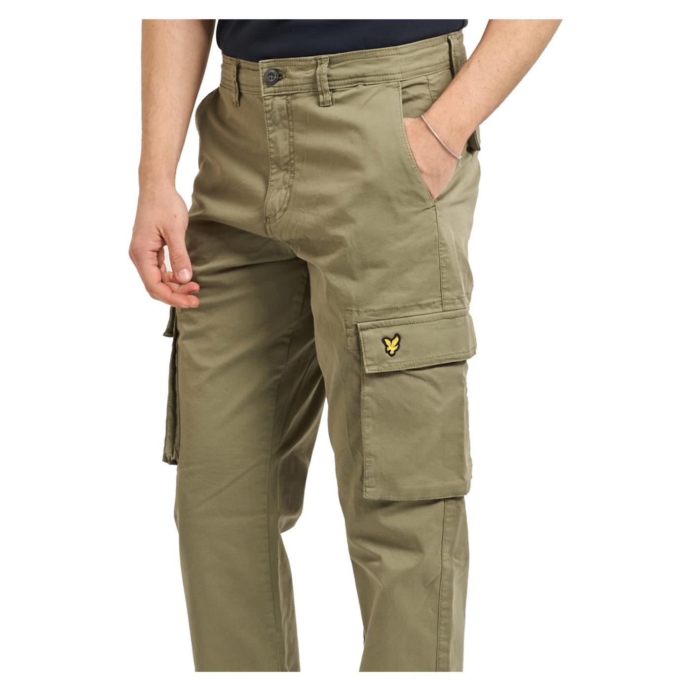 LYLE & SCOTT MAIN ROAD CARGO TROUSERS - Militare - vista 3