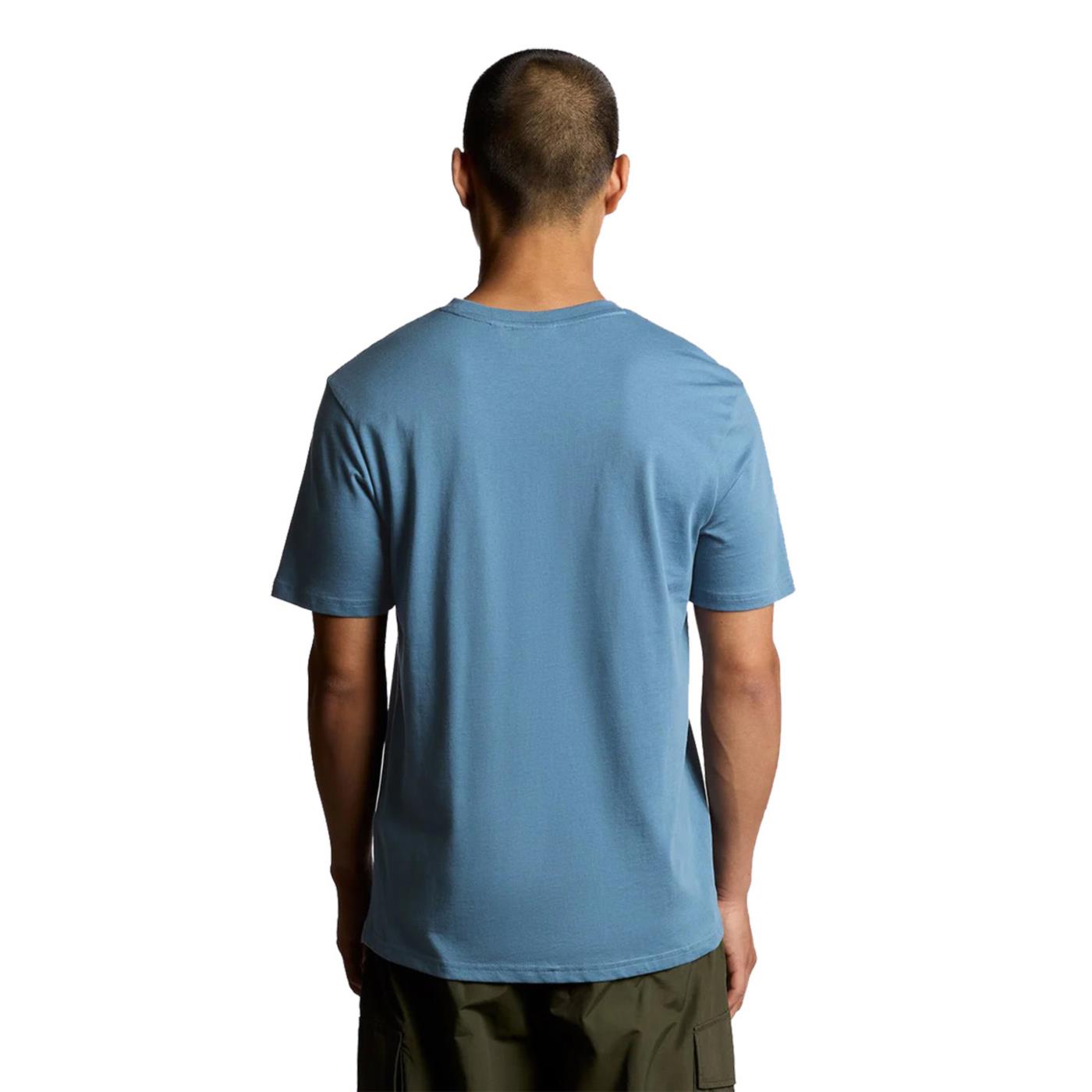 LYLE & SCOTT PLAIN T-SHIRT - Azzurro - vista 2