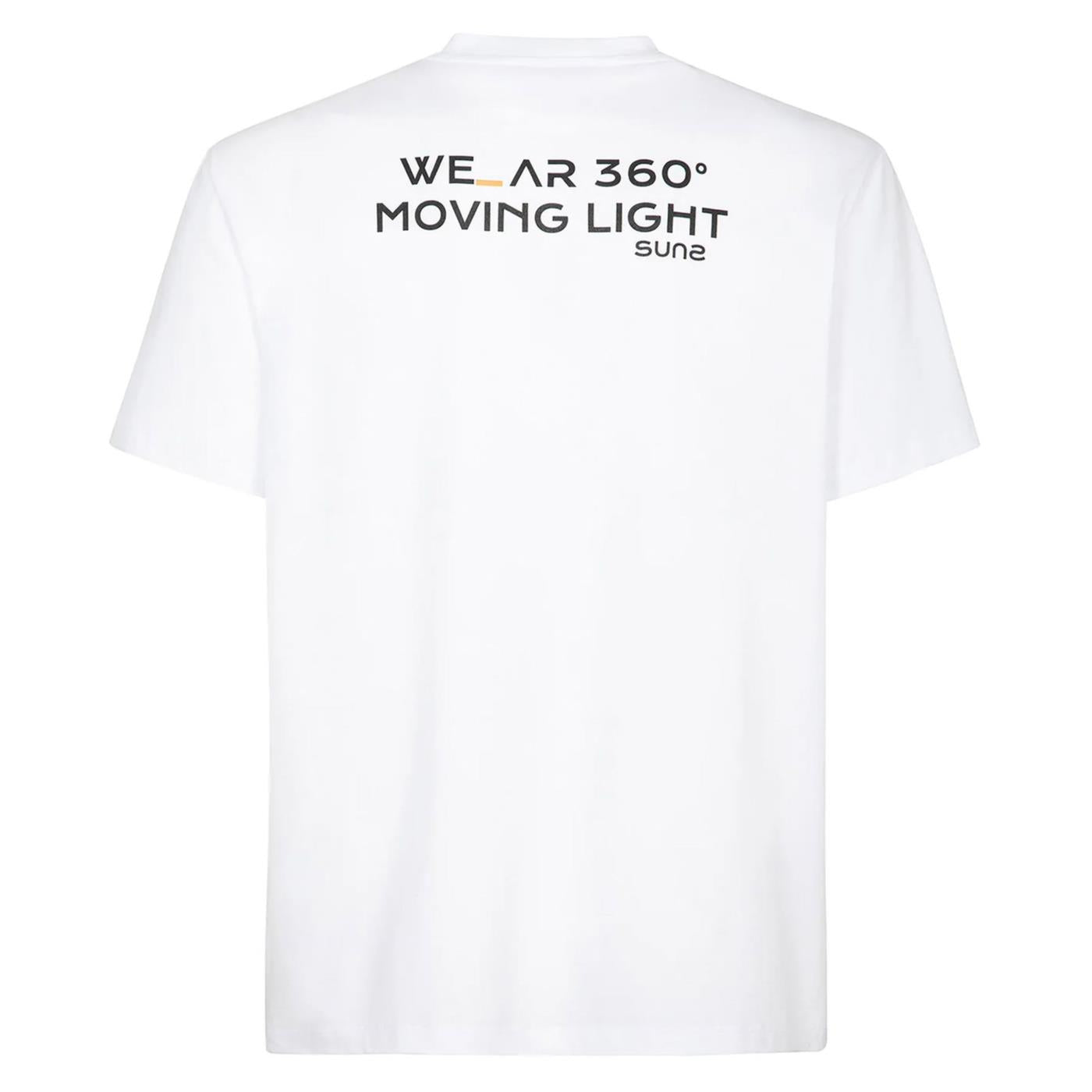 SUNS T-SHIRT PAOLO MOVING - Bianco - vista 2