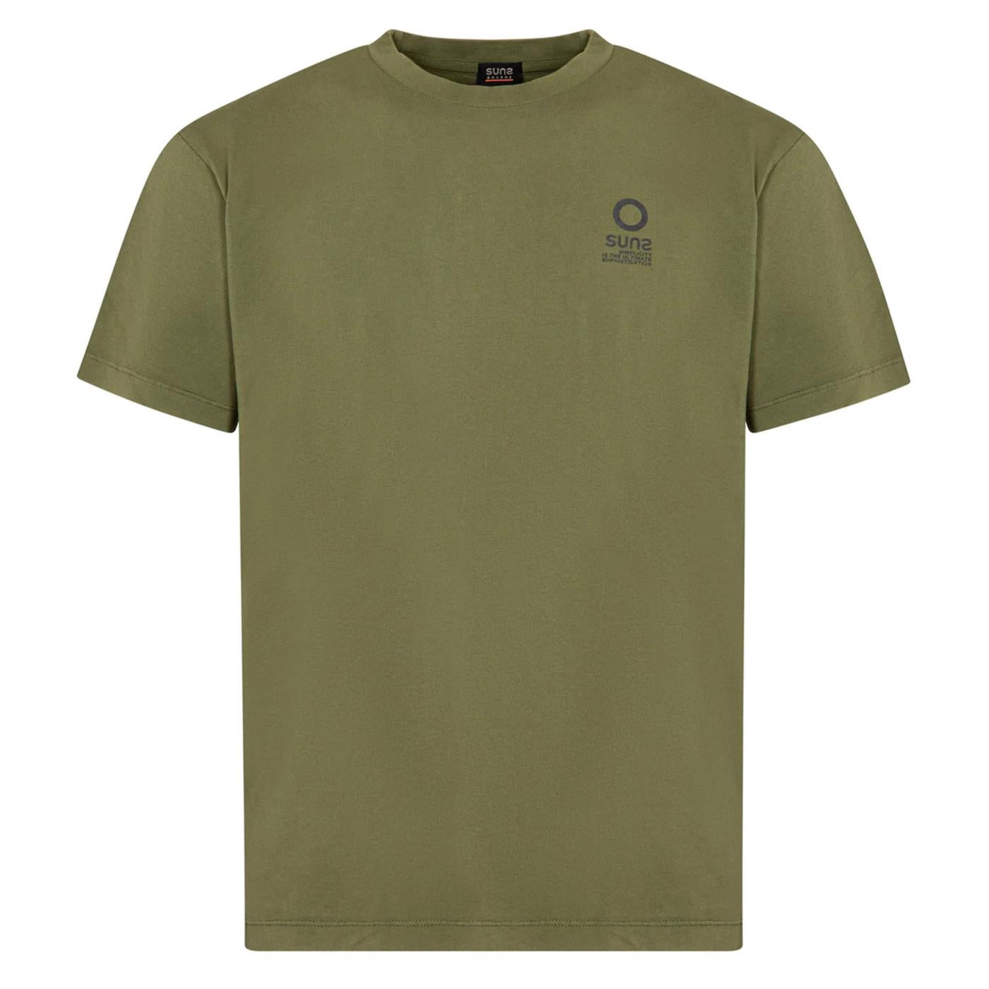 SUNS T-SHIRT PAOLO DYE - Militare - immagine principale