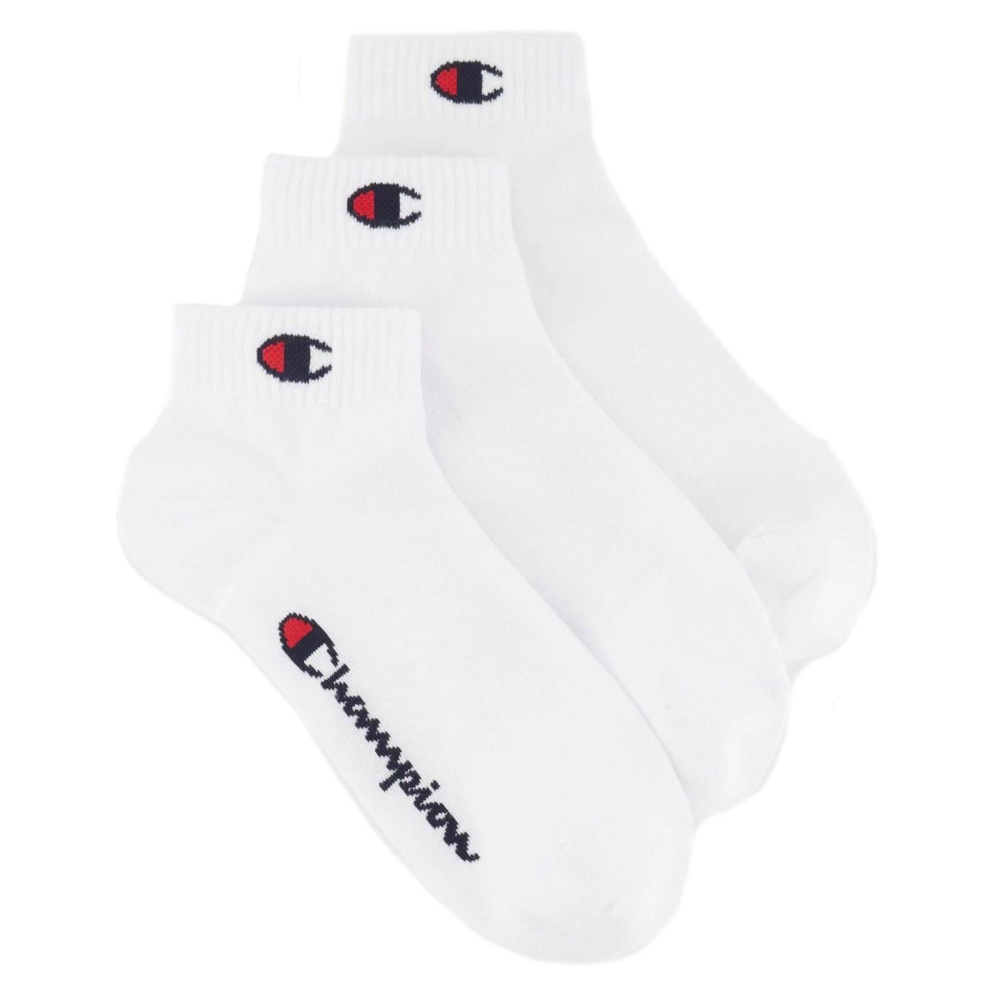CHAMPION 3PK QUARTER SOCKS