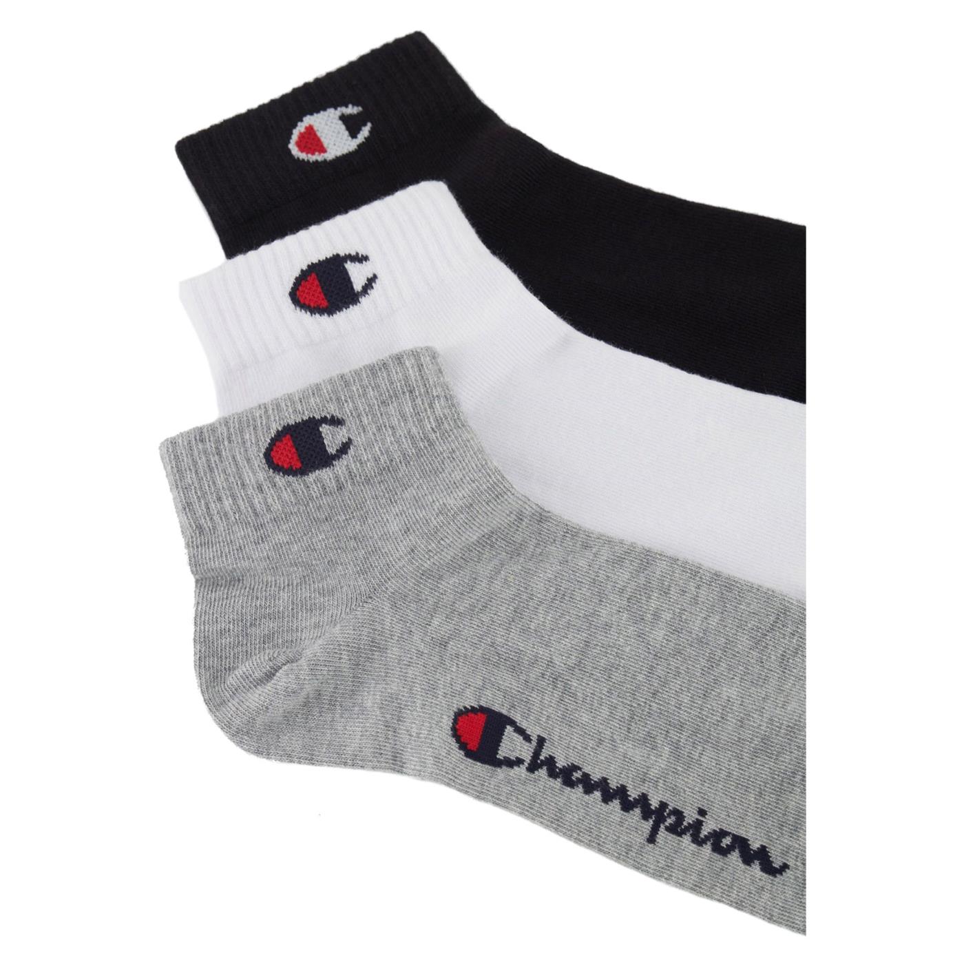 CHAMPION 3PK QUARTER SOCKS - seconda immagine