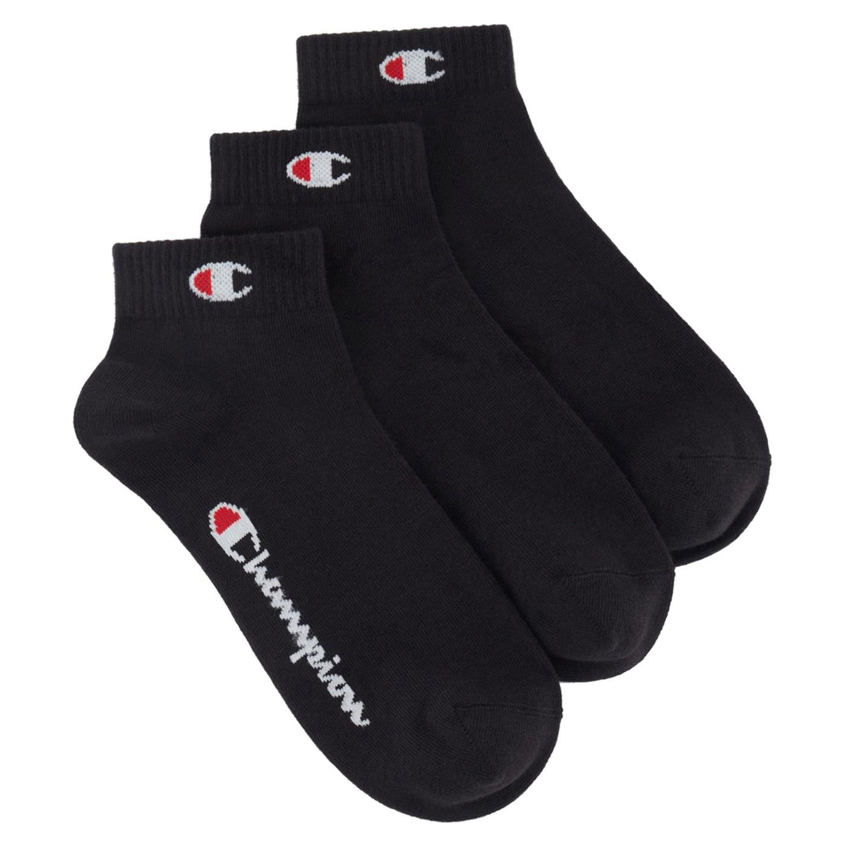 CHAMPION 3PK QUARTER SOCKS