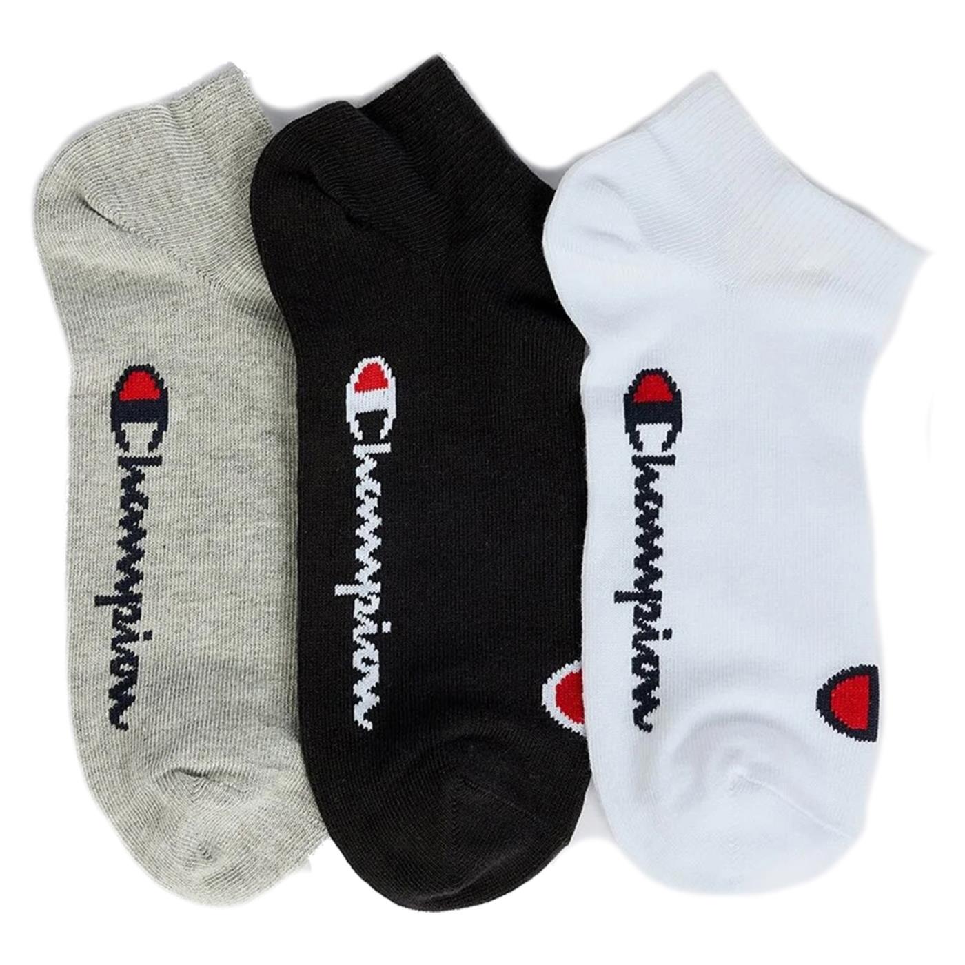 CHAMPION 3PK SNEAKER SOCKS