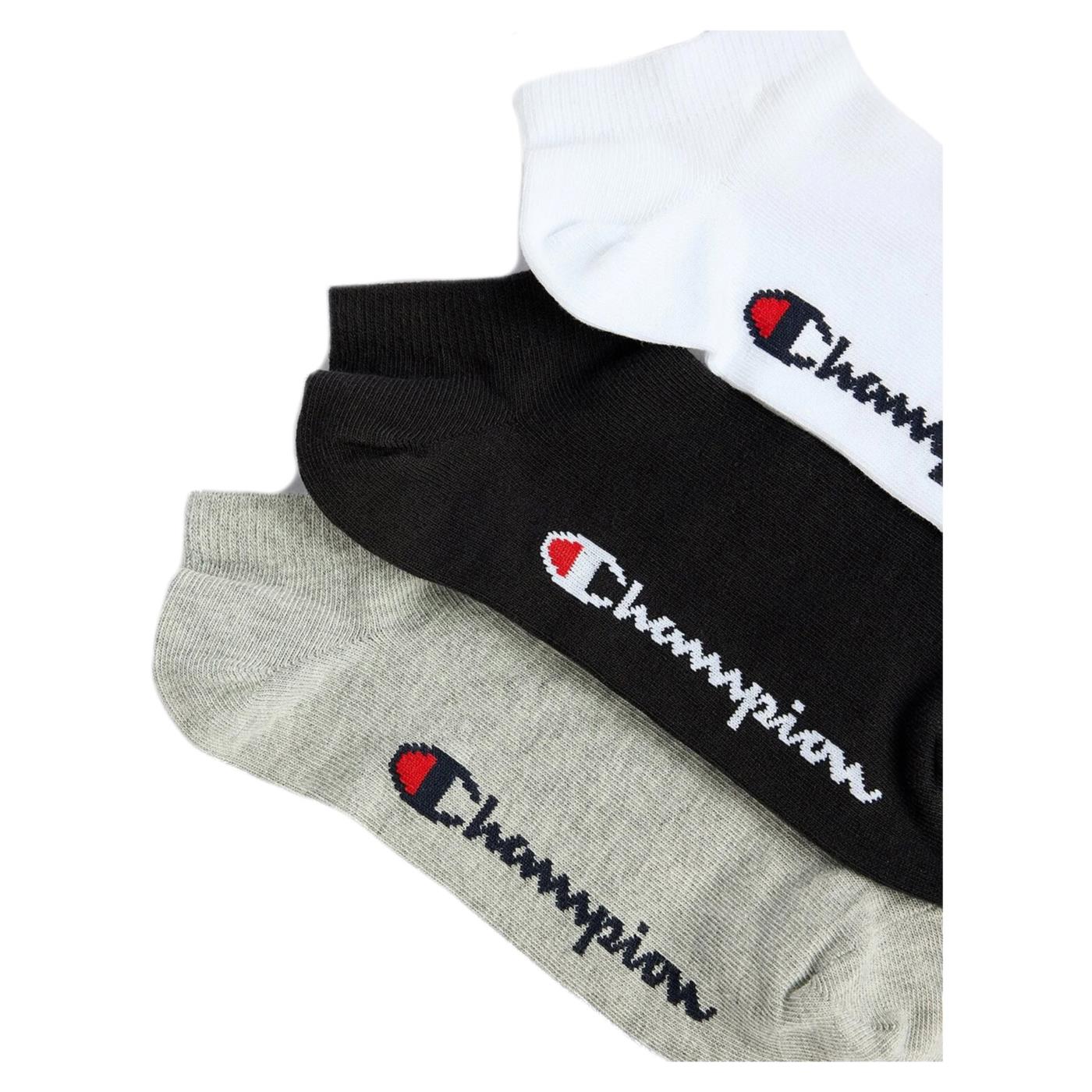 CHAMPION 3PK SNEAKER SOCKS