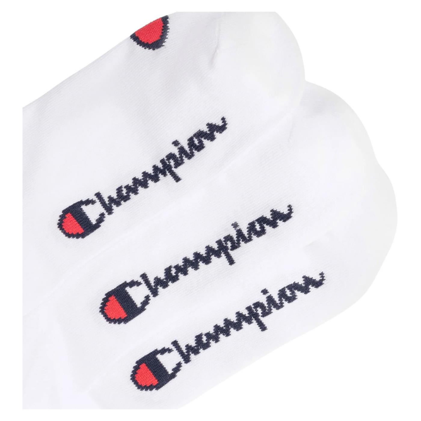 CHAMPION 3PK SNEAKER SOCKS