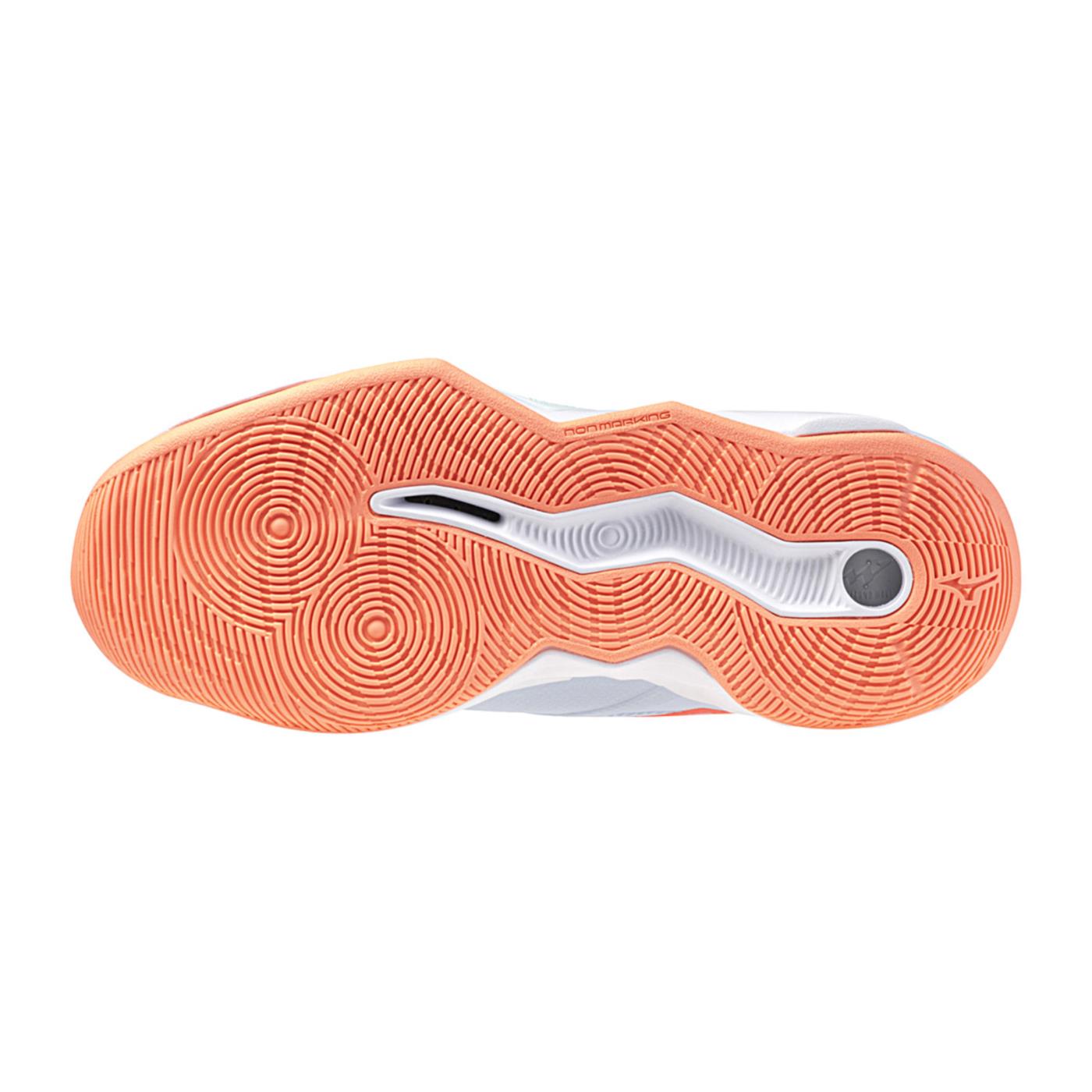 MIZUNO WAVE MOMENTUM PRO MID W - Azzurro - vista 4