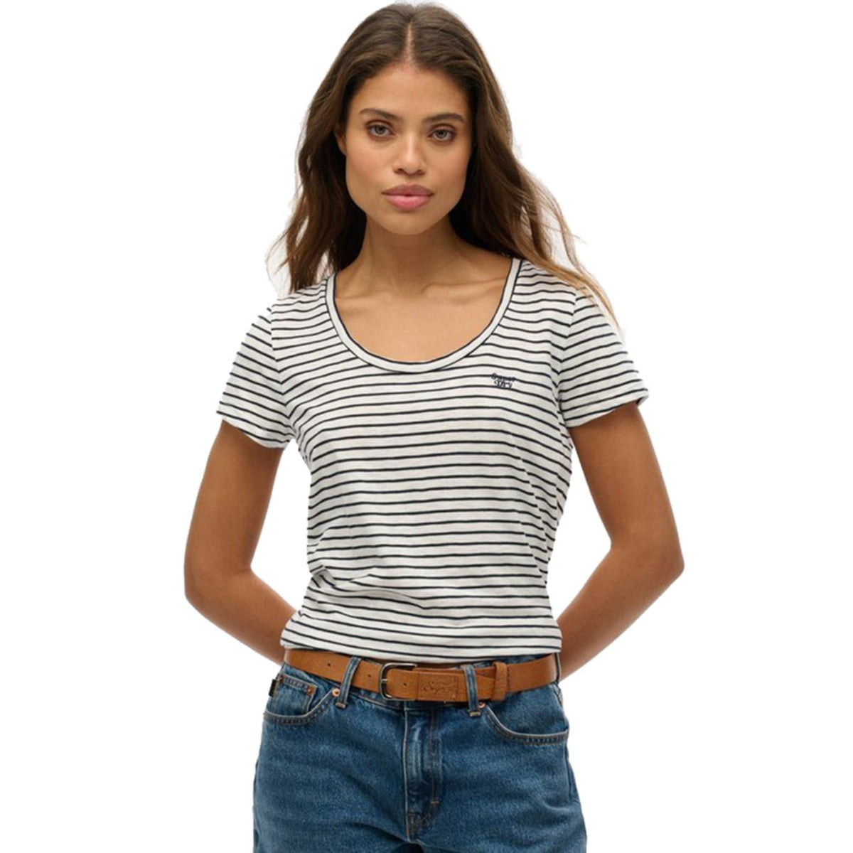 SUPERDRY W SCOOP NECK TEE - seconda immagine