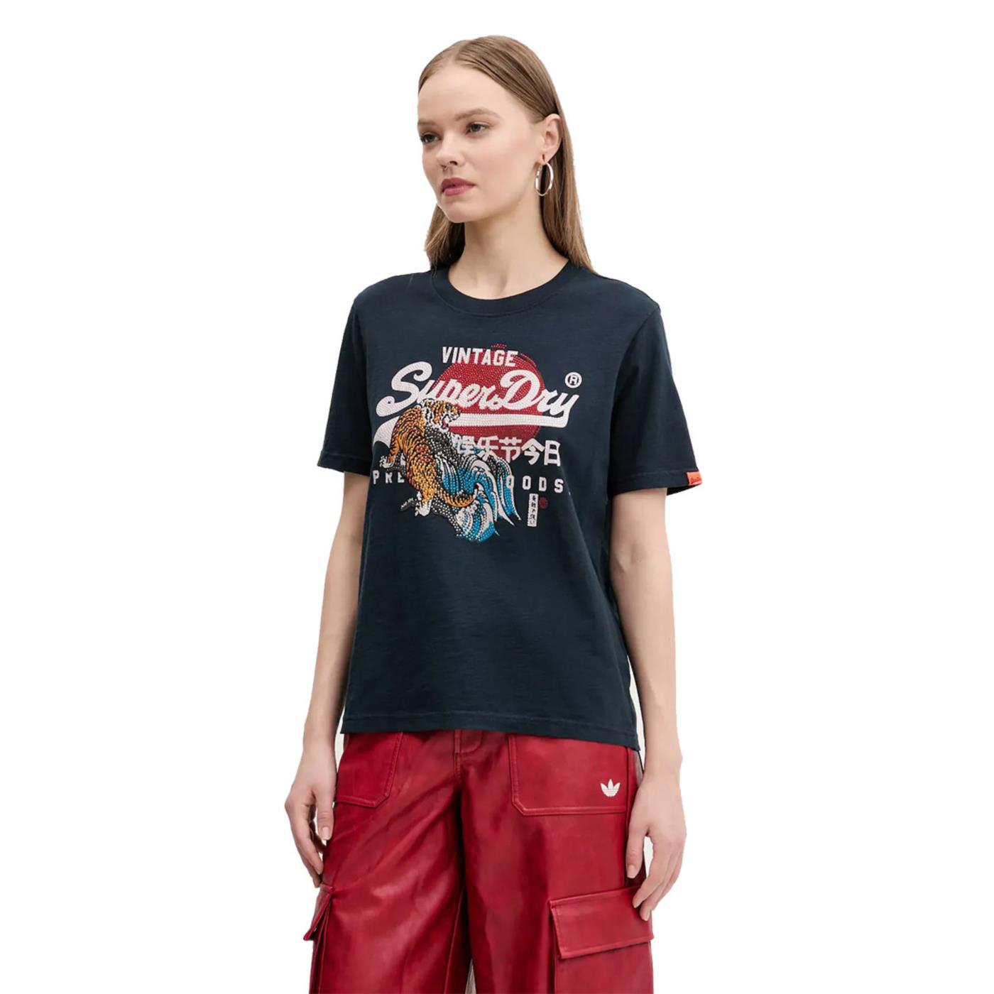 SUPERDRY W VL TOKYO RELAXED TEE